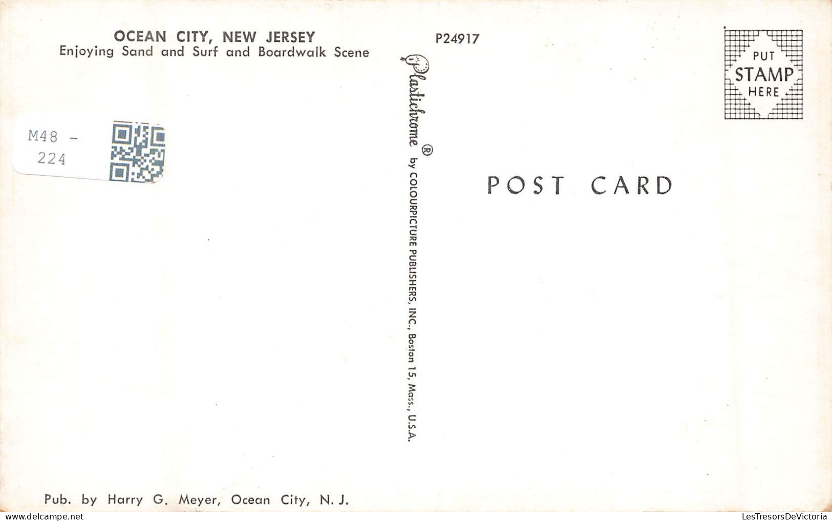 ETATS UNIS - New Jersey - Hello From Ocean City - Animé - Colorisé - Carte Postale - Other & Unclassified