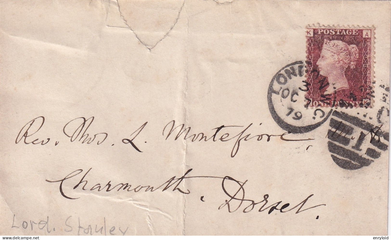 1879 - One Penny Red - Lettres & Documents