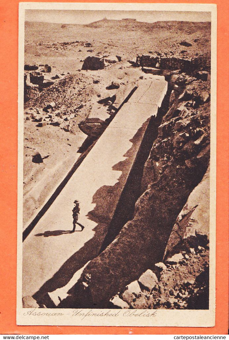 9216 / ⭐ ASSOUAN Egypt Unfinished Obelisk Obelisque Inachevée Egypte 1920s Editors GADDIS SEIF Luxor Serie 101 Nr 7 - Assuan
