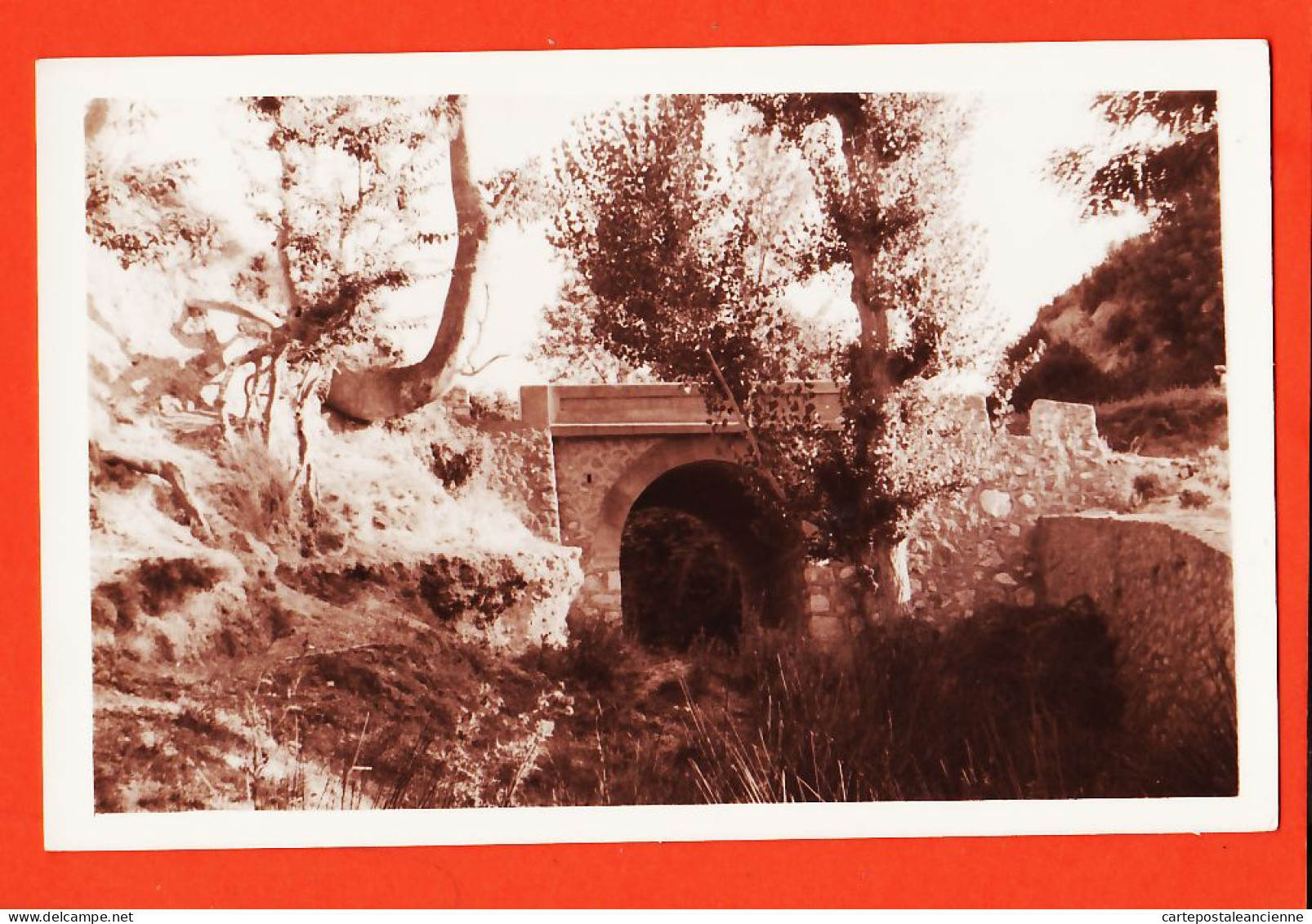 9481 / ⭐ Probablemente Région BENIDORM Alicante ? Pequeño Puente Piedra En El Campo Petit Pont Pierre 1950s Photo15x10 - Sonstige & Ohne Zuordnung