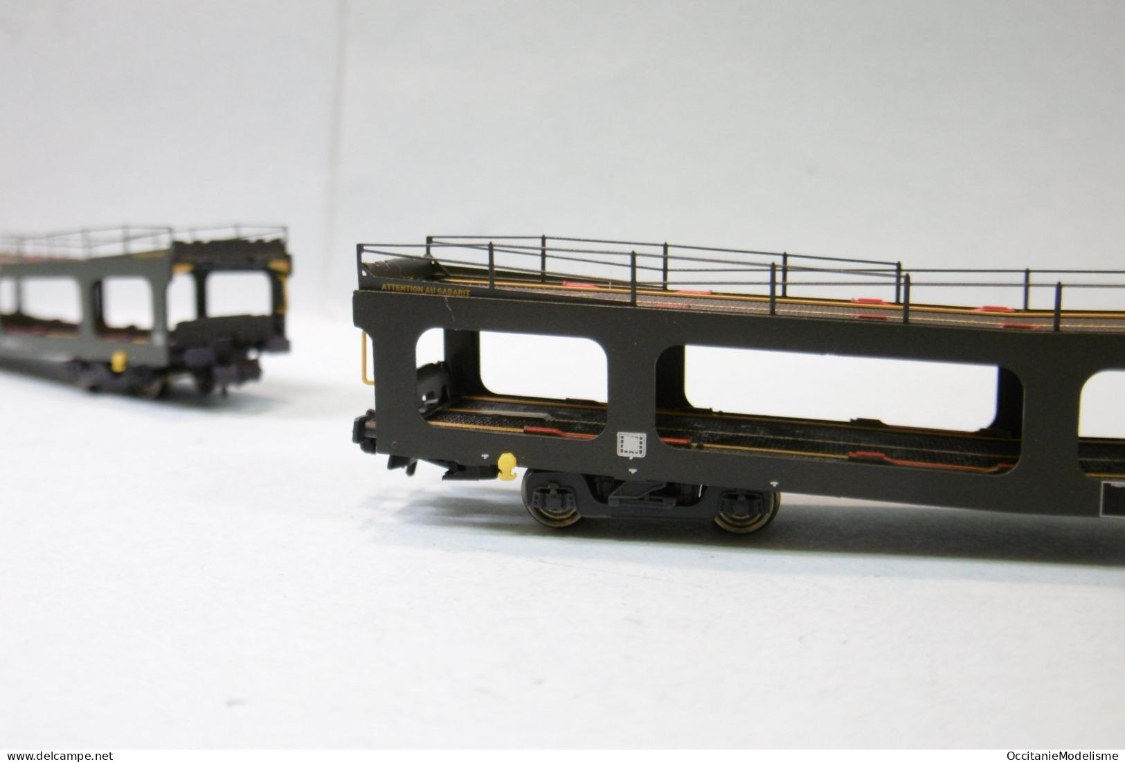 Arnold - 2 WAGONS Porte-autos DD DEV 66 SNCF ép. IV Réf. HN4412 Neuf NBO N 1/160 - Vagoni Merci