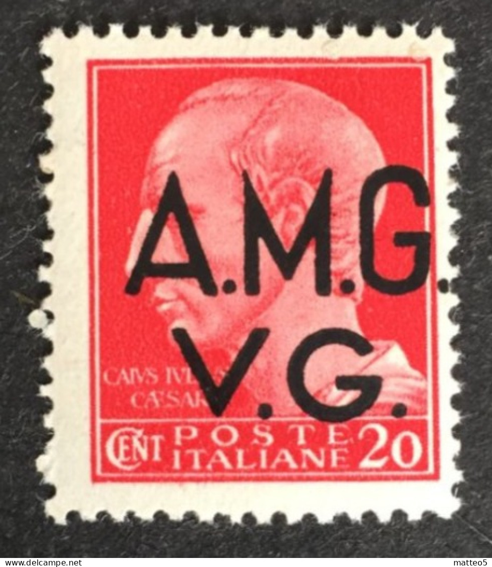 1945 - Trieste Venezia Giulia  AMG VG Soprastampa  - Imperiale - Cent 20  - Nuovo - Mint/hinged