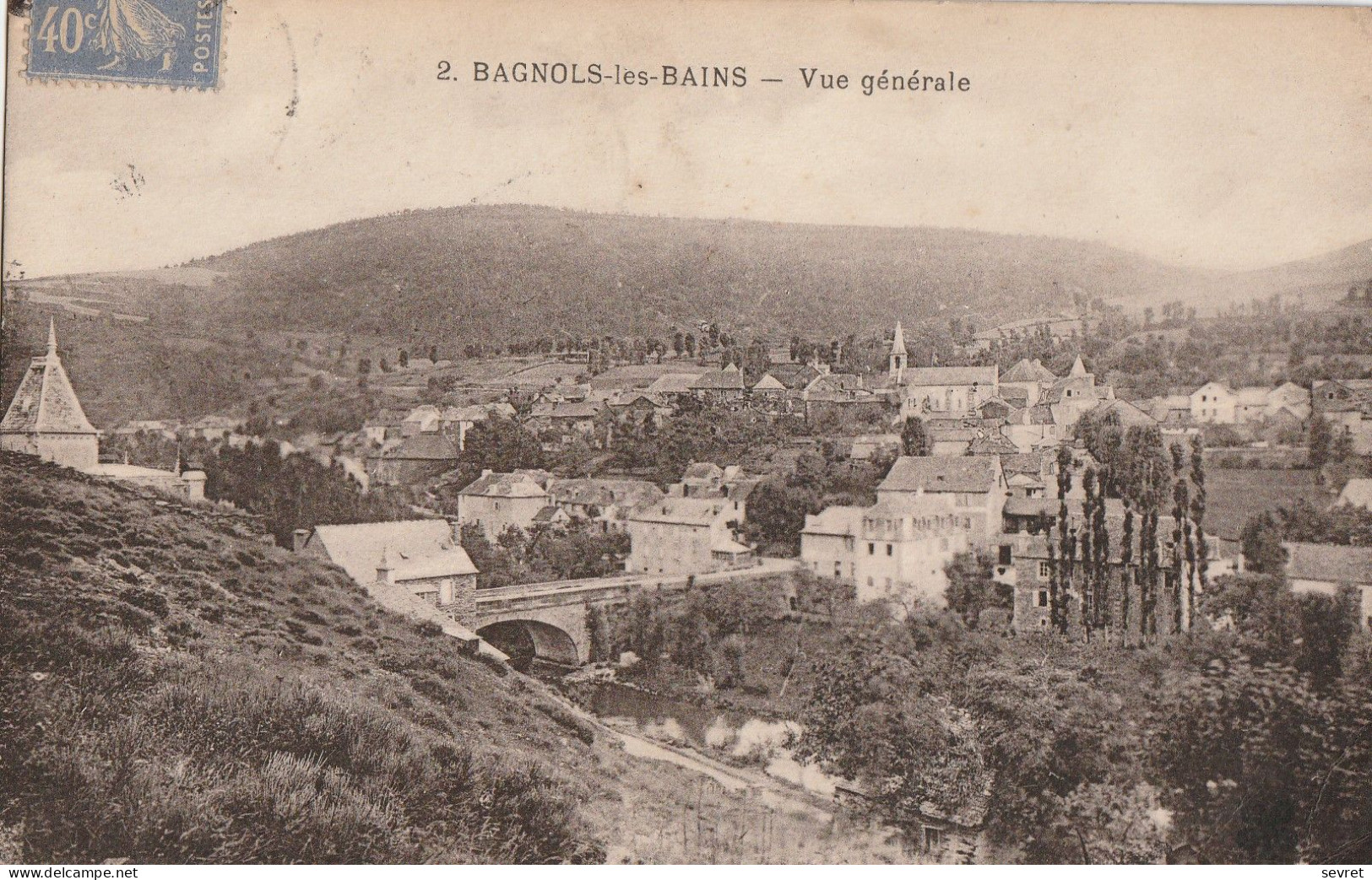 BAGNOLS-LES-BAINS. - Vue Générale - Autres & Non Classés