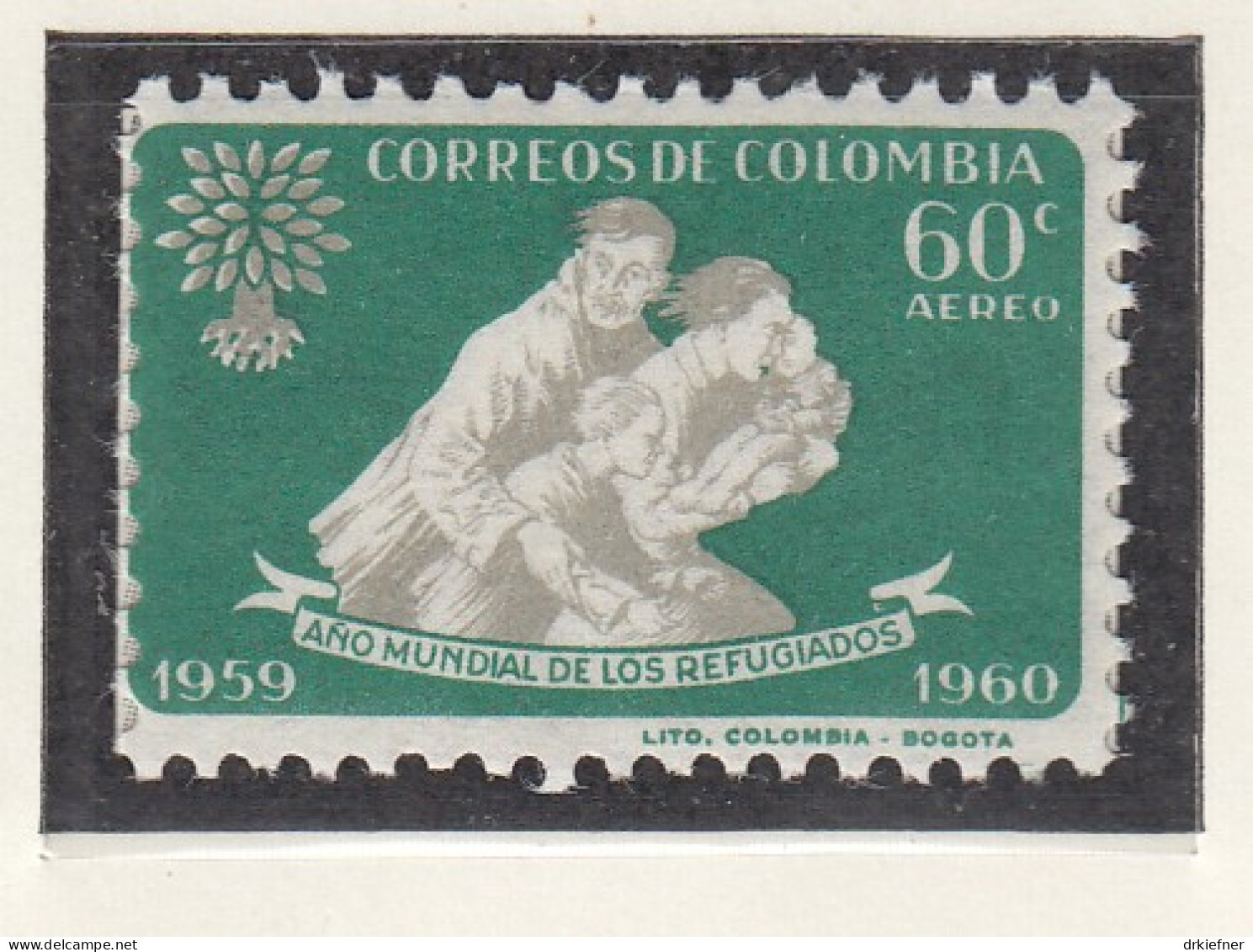 KOLUMBIEN  926, Postfrisch **, Weltflüchtlingsjahr, 1960 - Kolumbien