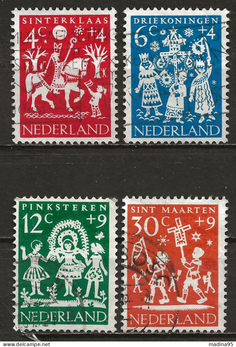 PAYS-BAS: Obl., YT N°740 à 744, Série, Sf N° 742, TB - Used Stamps
