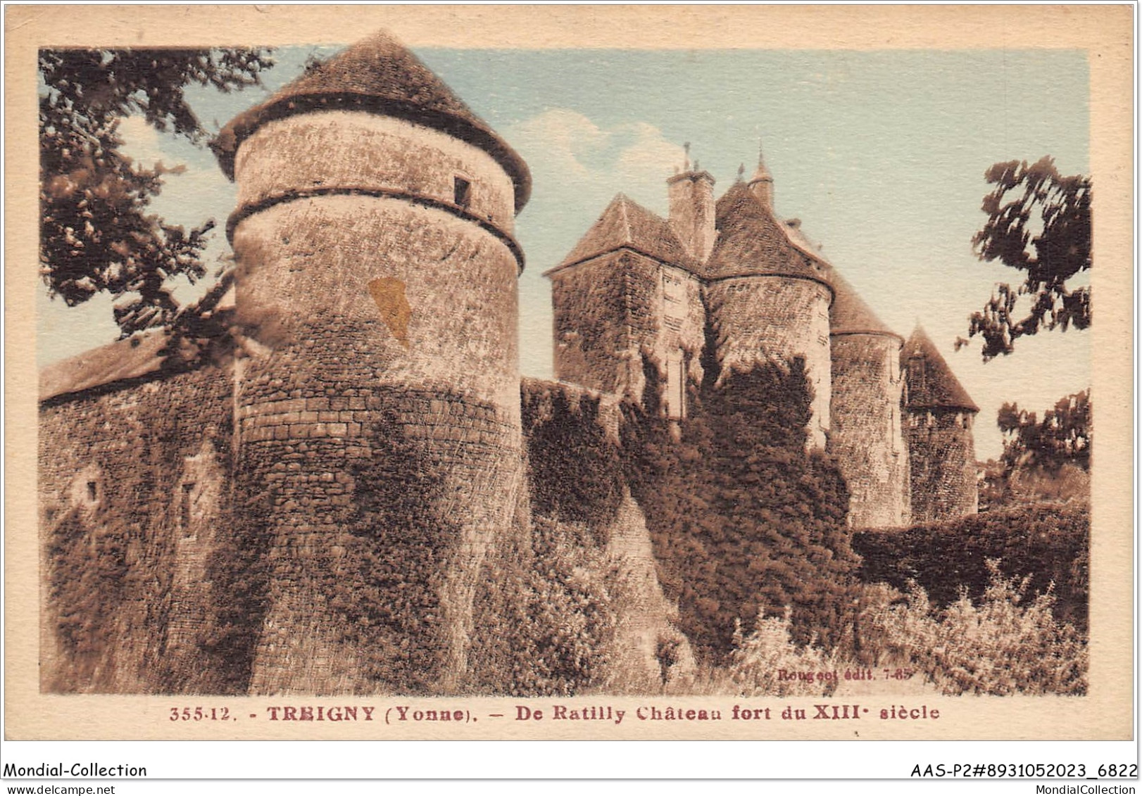 AASP2-0139 - TREIGNY - De Ratilly Chateau Fort Du XIII Siecle - Treigny