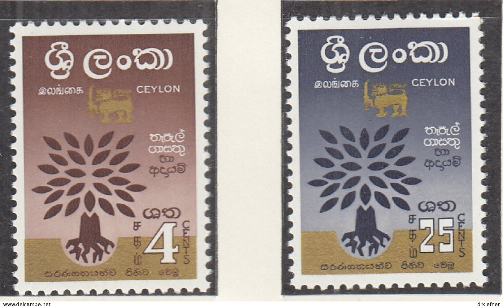 CEYLON (SRI LANKA)  314-315, Postfrisch **, Weltflüchtlingsjahr, 1960 - Sri Lanka (Ceylon) (1948-...)