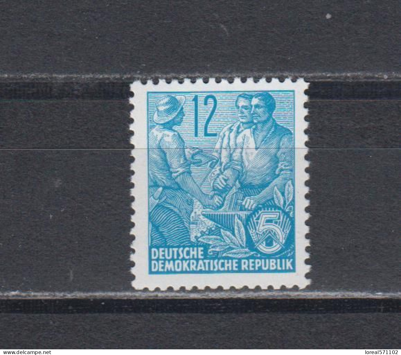 DDR  1953 Mich.Nr.410 XII ** Geprüft Schönherr - Neufs