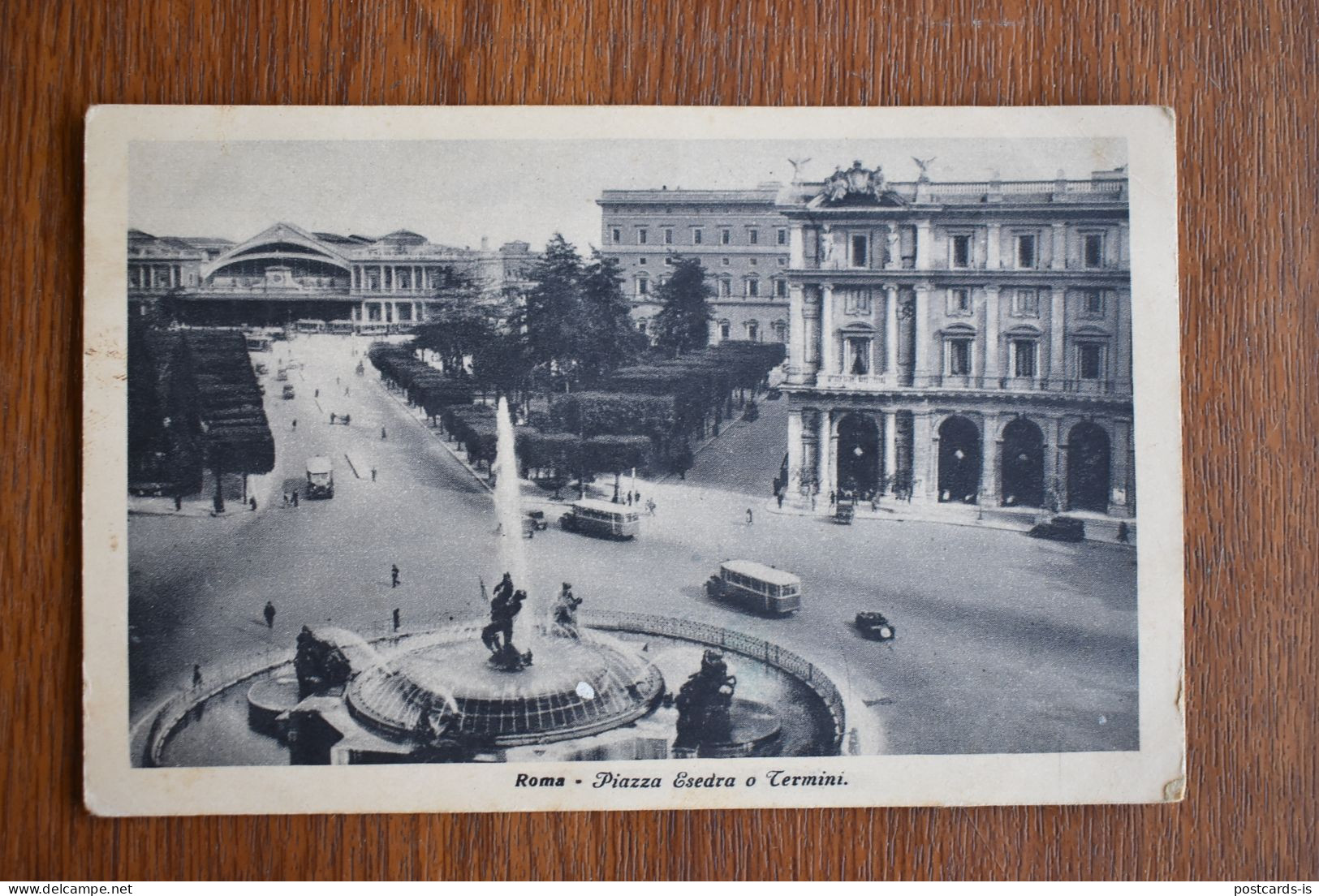 G377 Roma Piazza Esedra O Termini 1936 - Orte & Plätze
