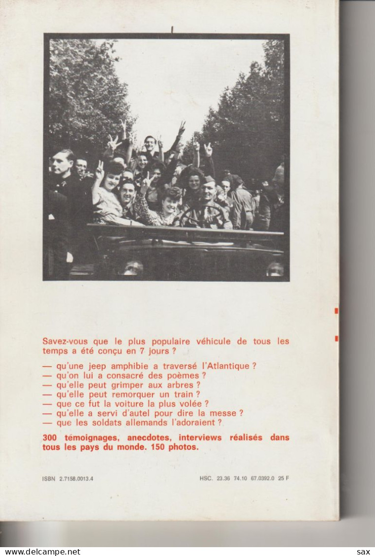2412 Prix Réactualisé  La Jeep  Voir Description     Vente Retirée Le 07-04 - 1939-45