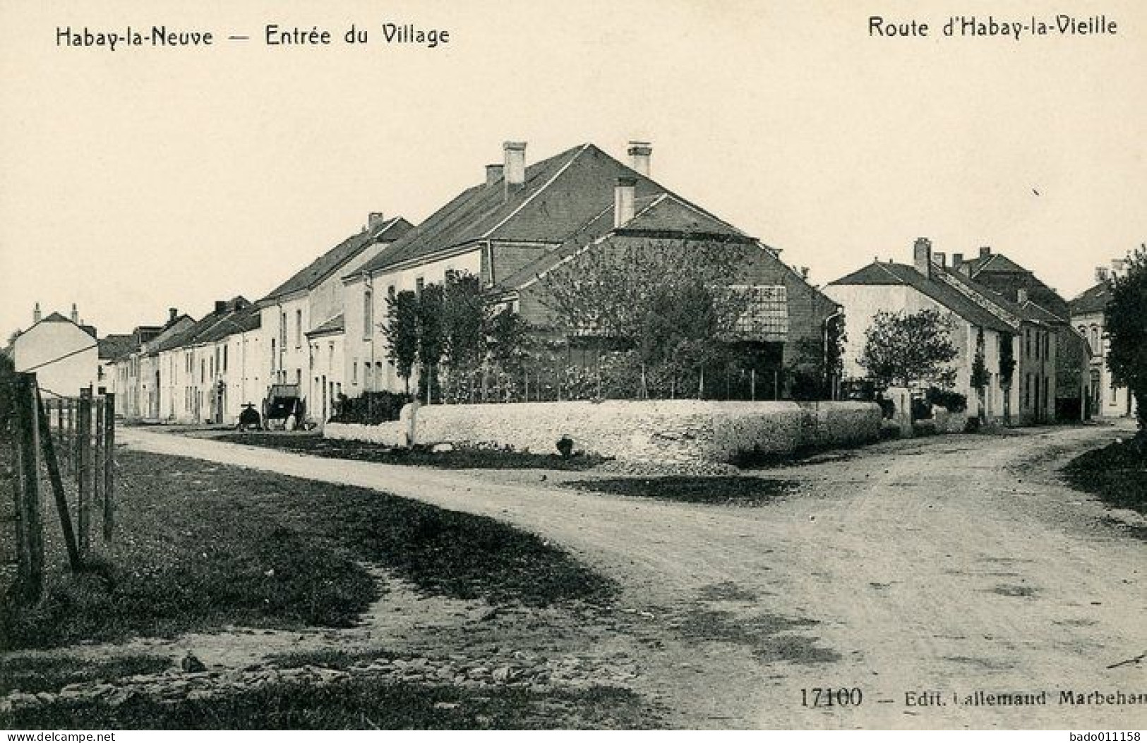 HABAY La NEUVE - Entrée Du Village - Route De Habay La Vieille - Habay