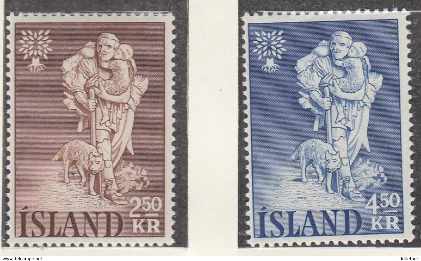 ISLAND  340-341, Postfrisch **, Weltflüchtlingsjahr, 1960 - Ungebraucht