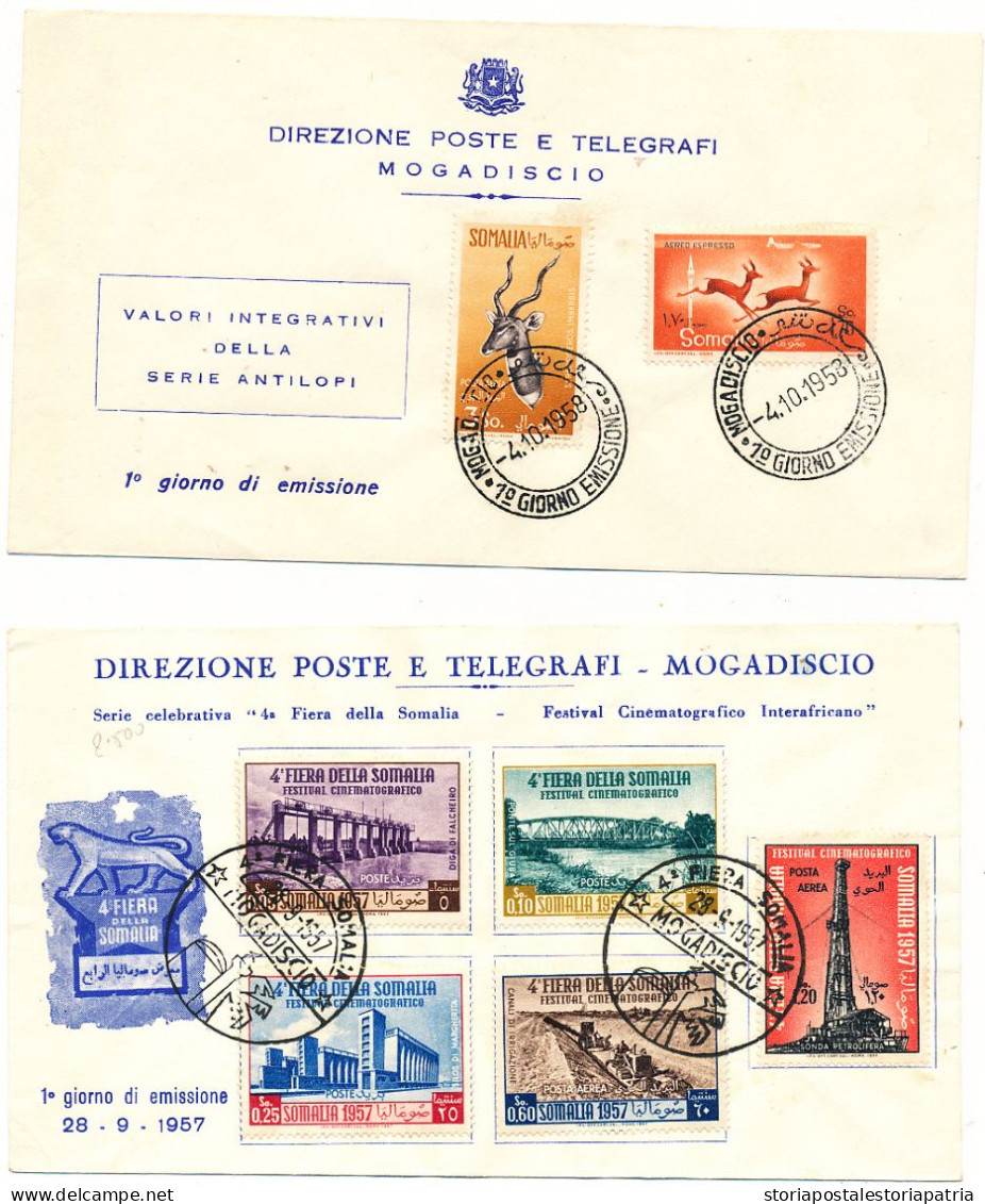 SOMALIA AFIS 4 FDC - Somalië (AFIS)