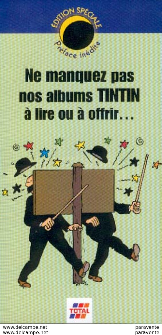 TINTIN : Depliant TOTAL Dupont Et Dupond - Hergé
