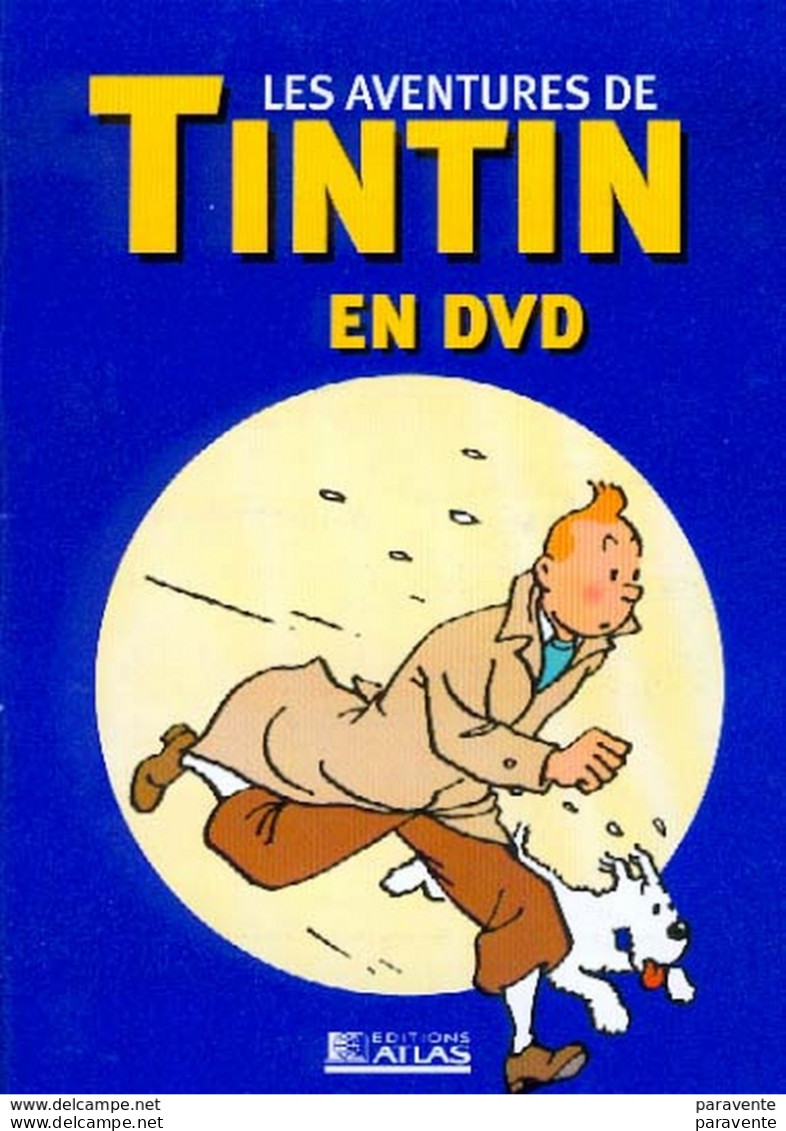 TINTIN : LOT dvd tintin ATLAS (8 objets)