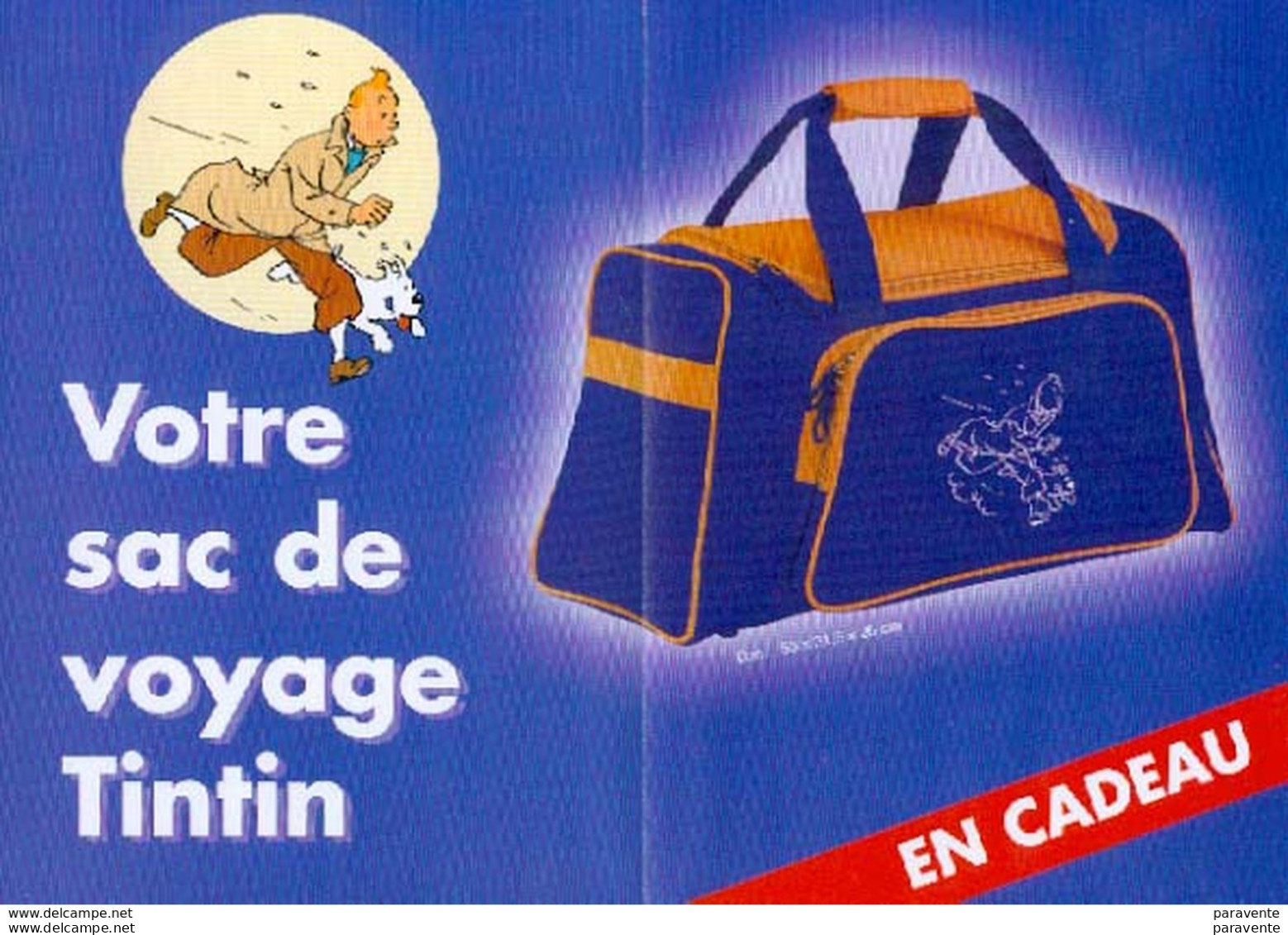 TINTIN : lot publicité DVD TINTIN (8 objets)