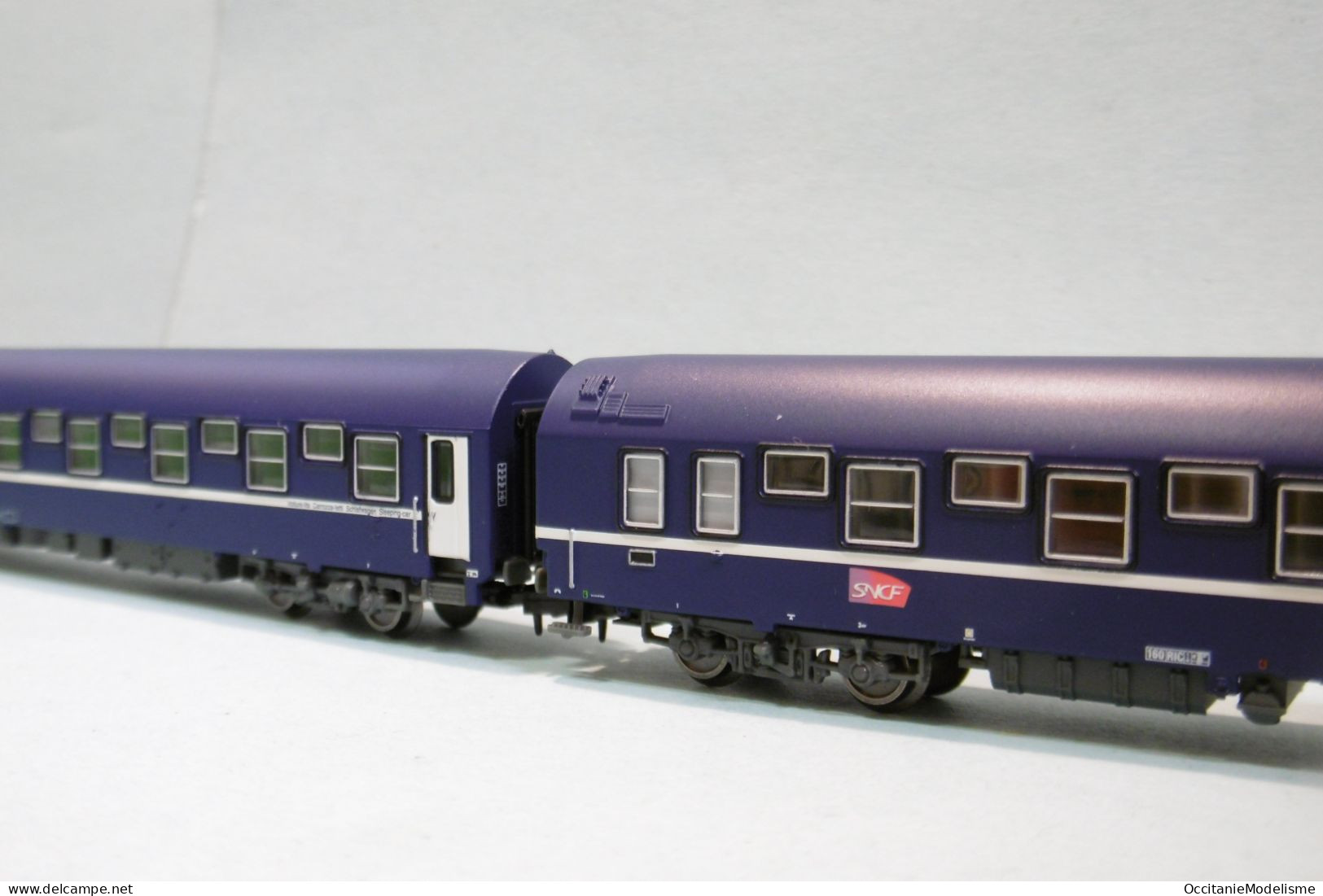 Arnold - Coffret 2 Voitures Lits T2 Carmillon SNCF ép. V / VI Réf. HN4343 Neuf N 1/160 - Passenger Trains