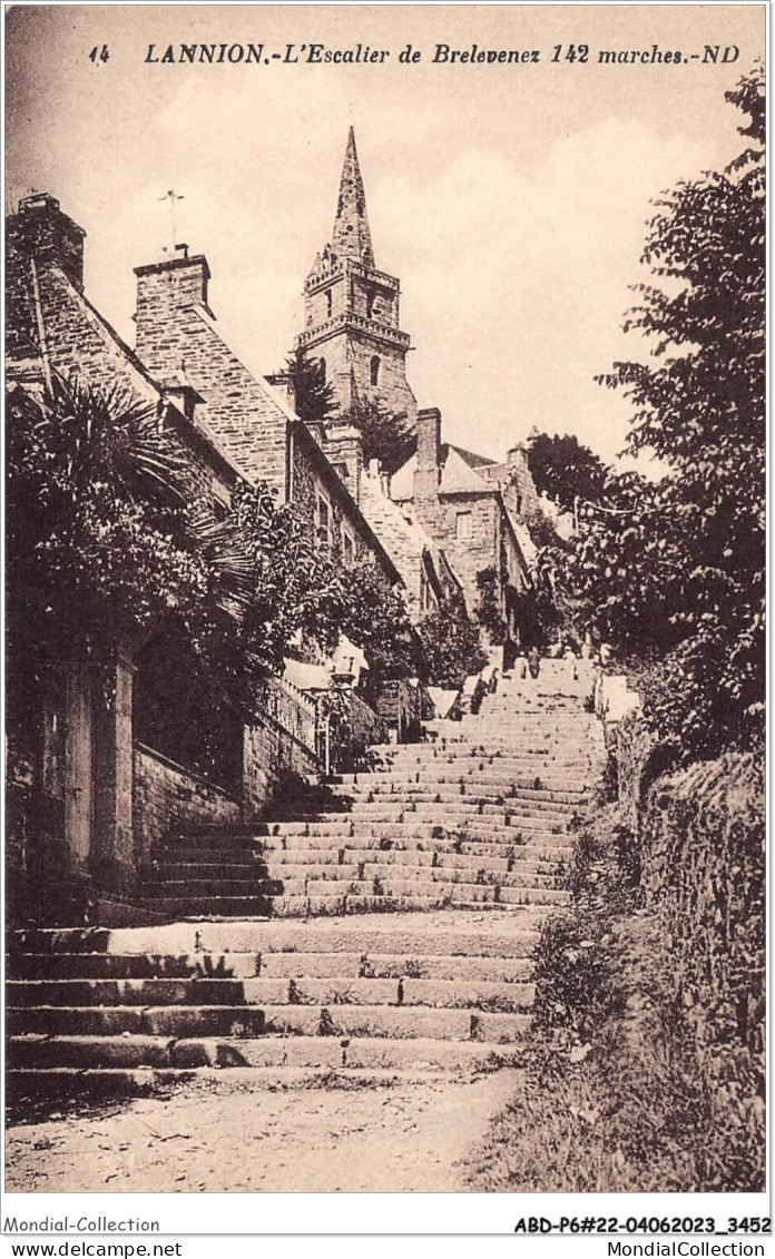 ABDP6-22-0474 - LANNION - Escalier De Brelevenez 142 Marches - Lannion