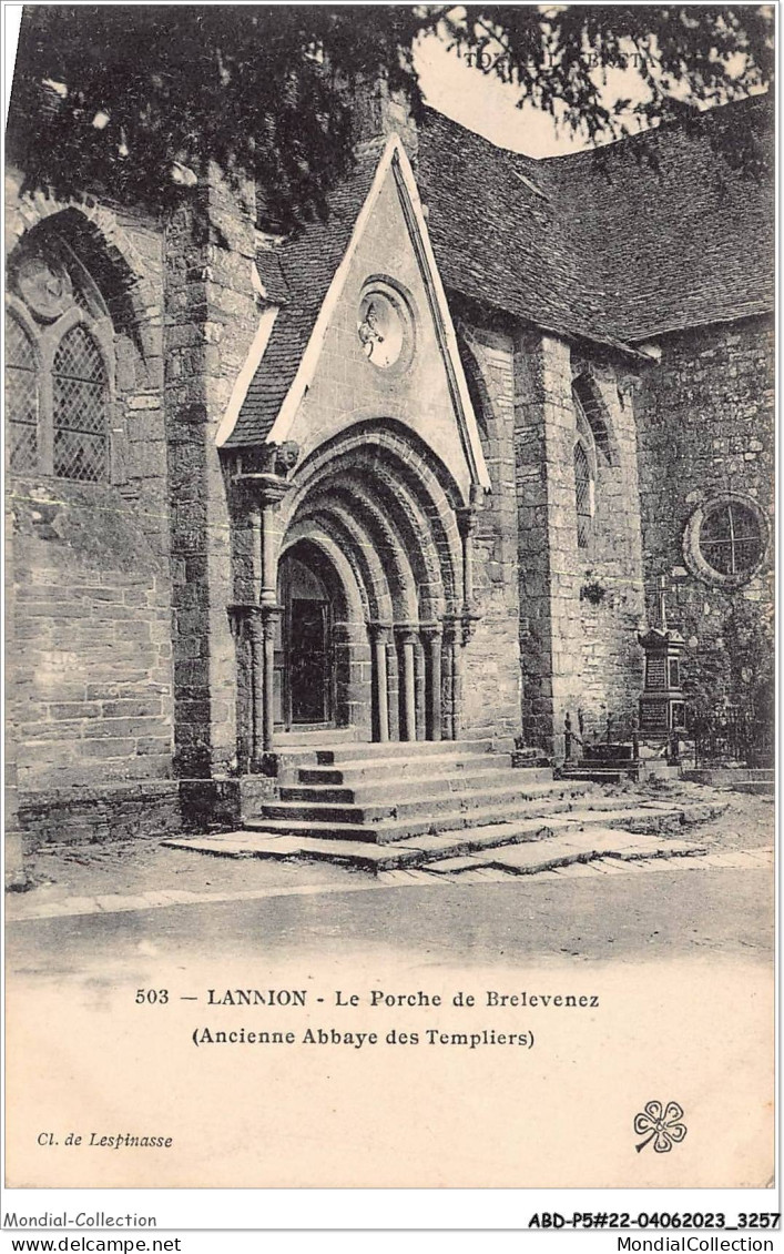 ABDP5-22-0376 -  LANNION - Le Porche De Brelevenez - Lannion