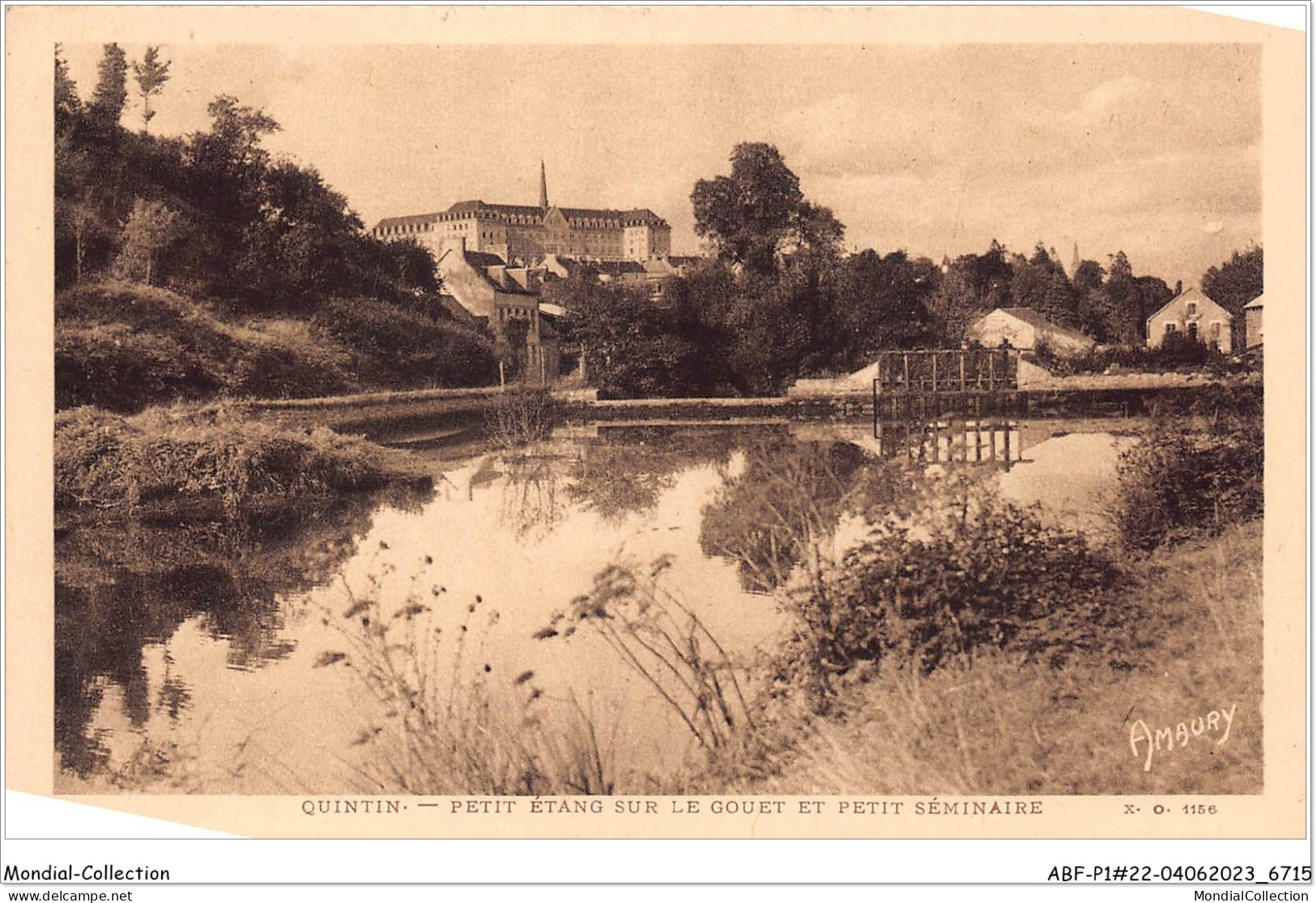 ABFP1-22-0062 - QUINTIN - Petit Etang Sur Le Gouet Et Petit Seminaire - Quintin