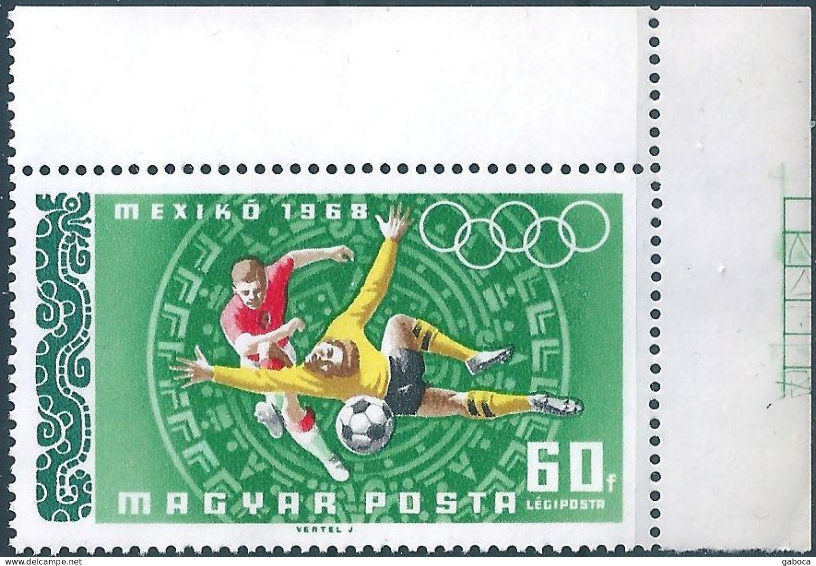 C5864 Hungary Olympics Mexico Sport Football MNH RARE - Unused Stamps