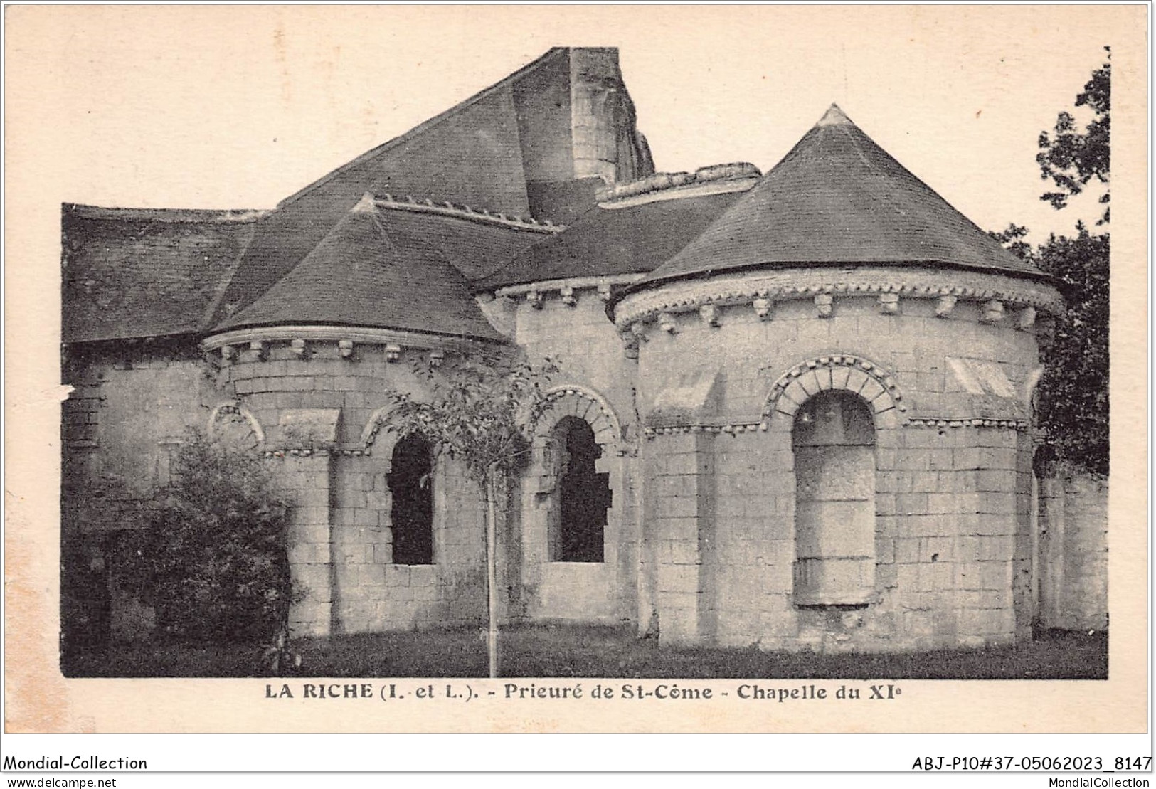 ABJP10-37-0887 - La Riche - Prieuré De Saint Ceme - Chapelle Du XIe Siecle - La Riche