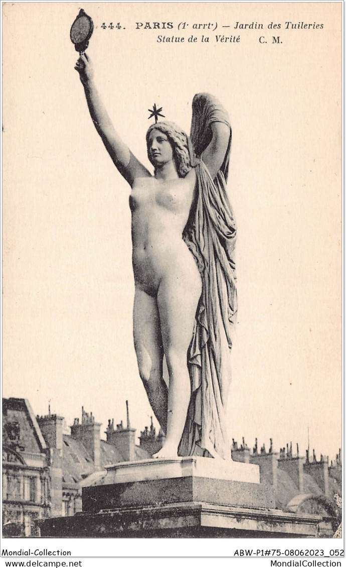 ABWP1-75-0001 - PARIS - Jardin Des Tuileries - Statue De La Vérité  - Statue