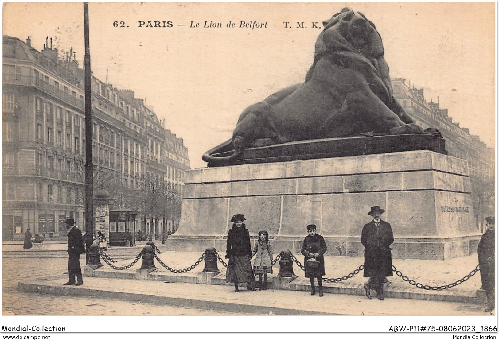 ABWP11-75-0910 - PARIS - Le Lion De Belfort - Statues