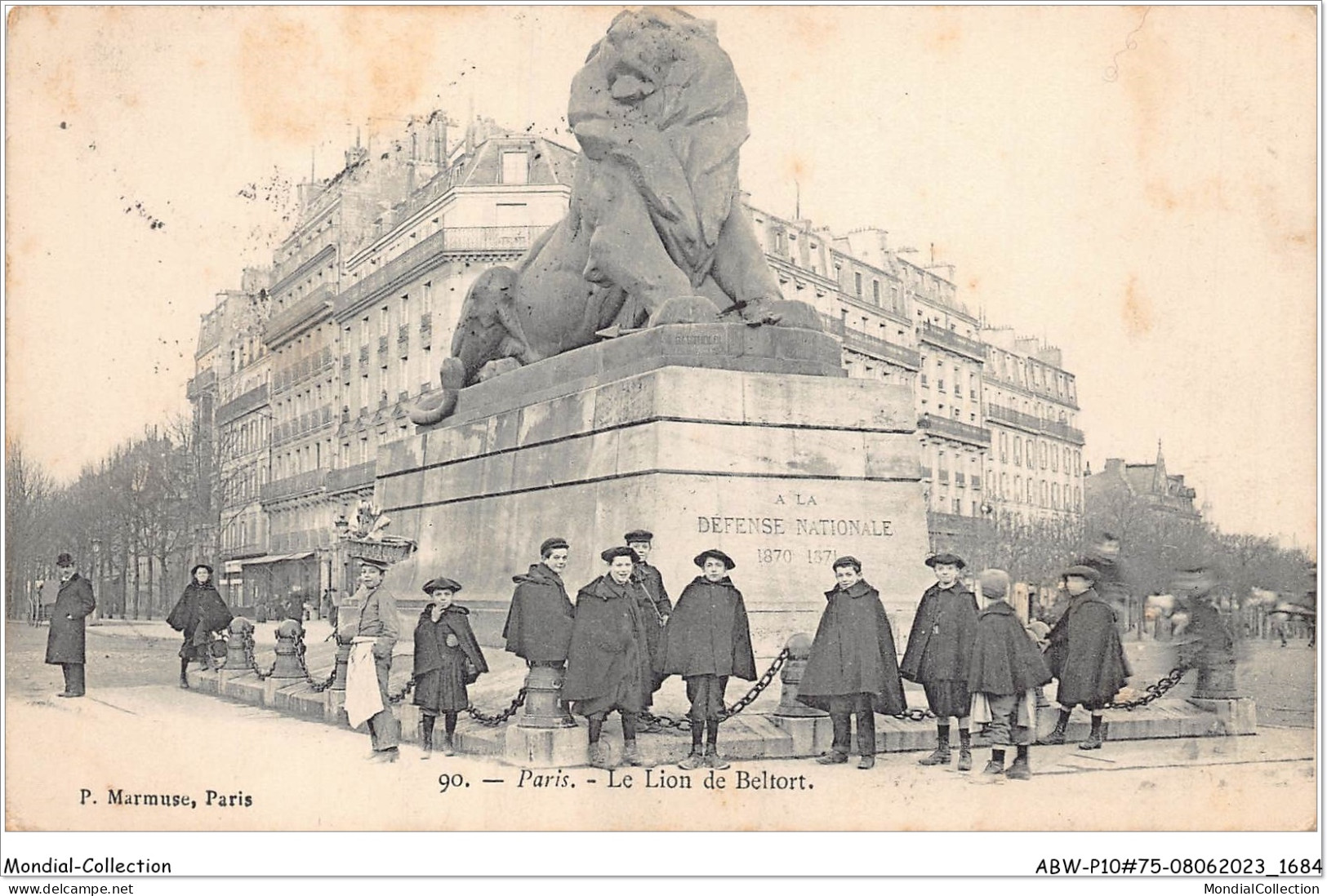 ABWP10-75-0819 - PARIS - Le Lion De Belfort - Statues