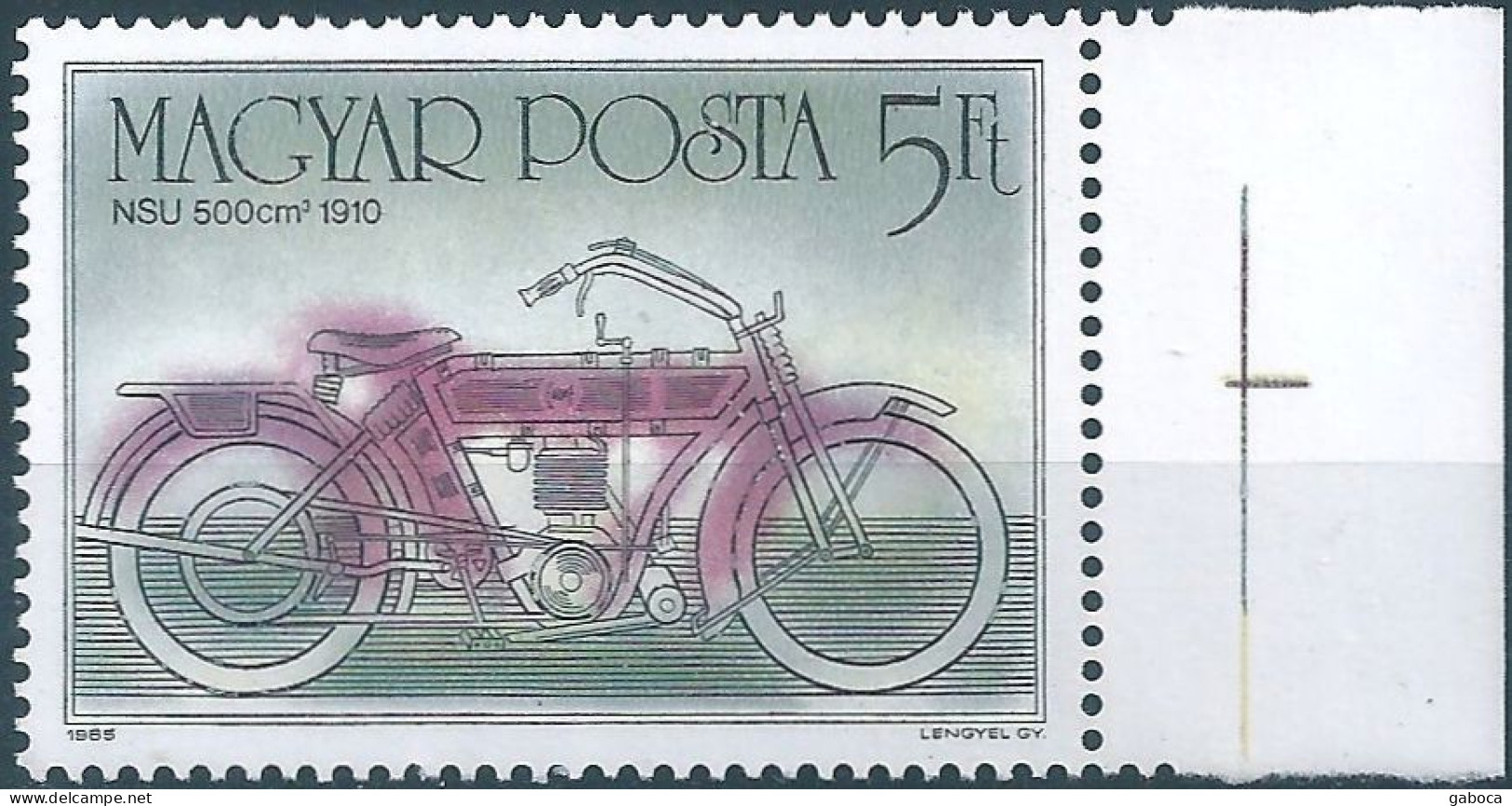 C5865 Hungary Transport Motorbike Vehicle MNH RARE - Motos