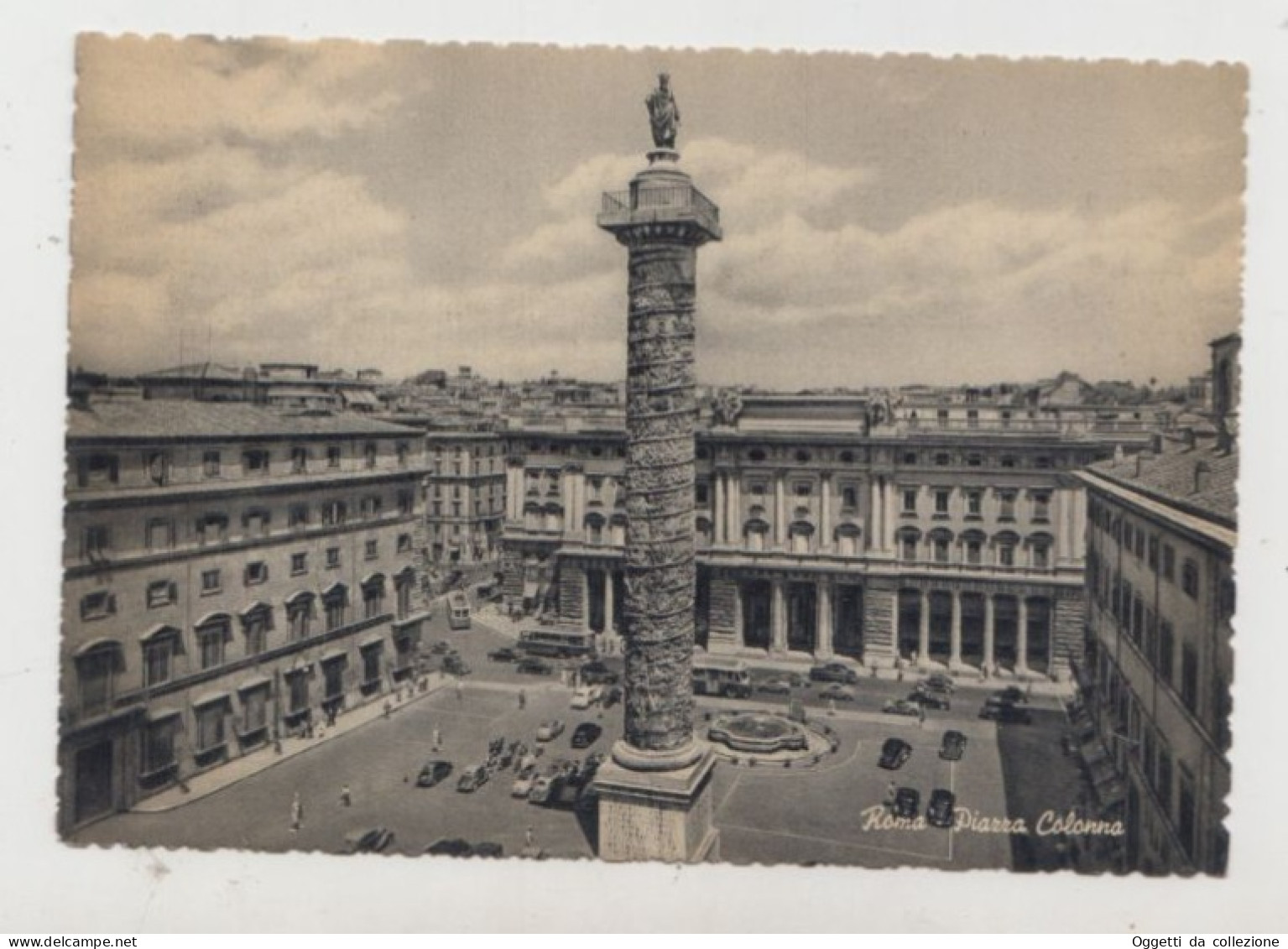 ROMA, Piazza Colonna  - Cartolina - N.viagg. - (1319) - Places & Squares
