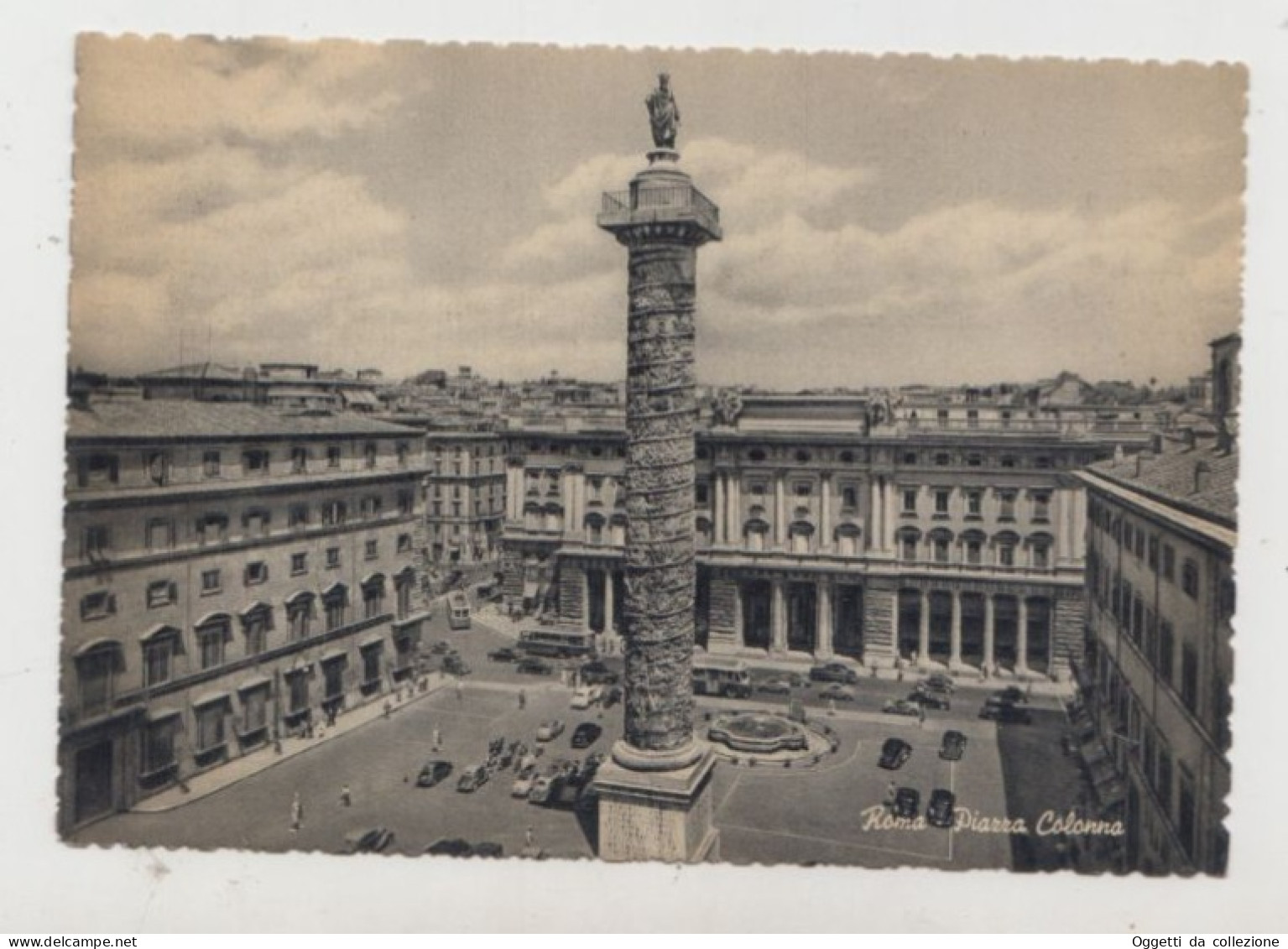 ROMA, Piazza Colonna  - Cartolina - N.viagg. - (1319) - Piazze