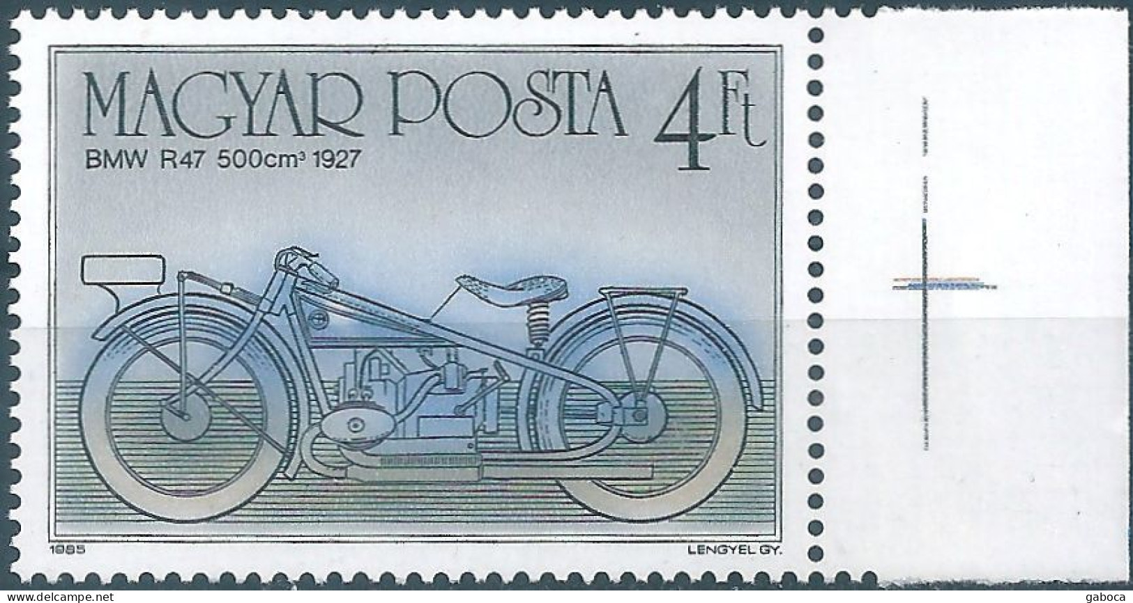 C5867 Hungary Transport Motorbike Vehicle MNH RARE - Motorräder