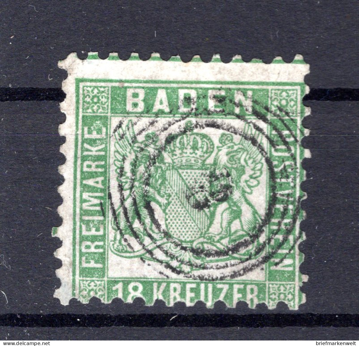 Baden 21a Schönes Stück Gest. BPP 700EUR (19103 - Autres & Non Classés