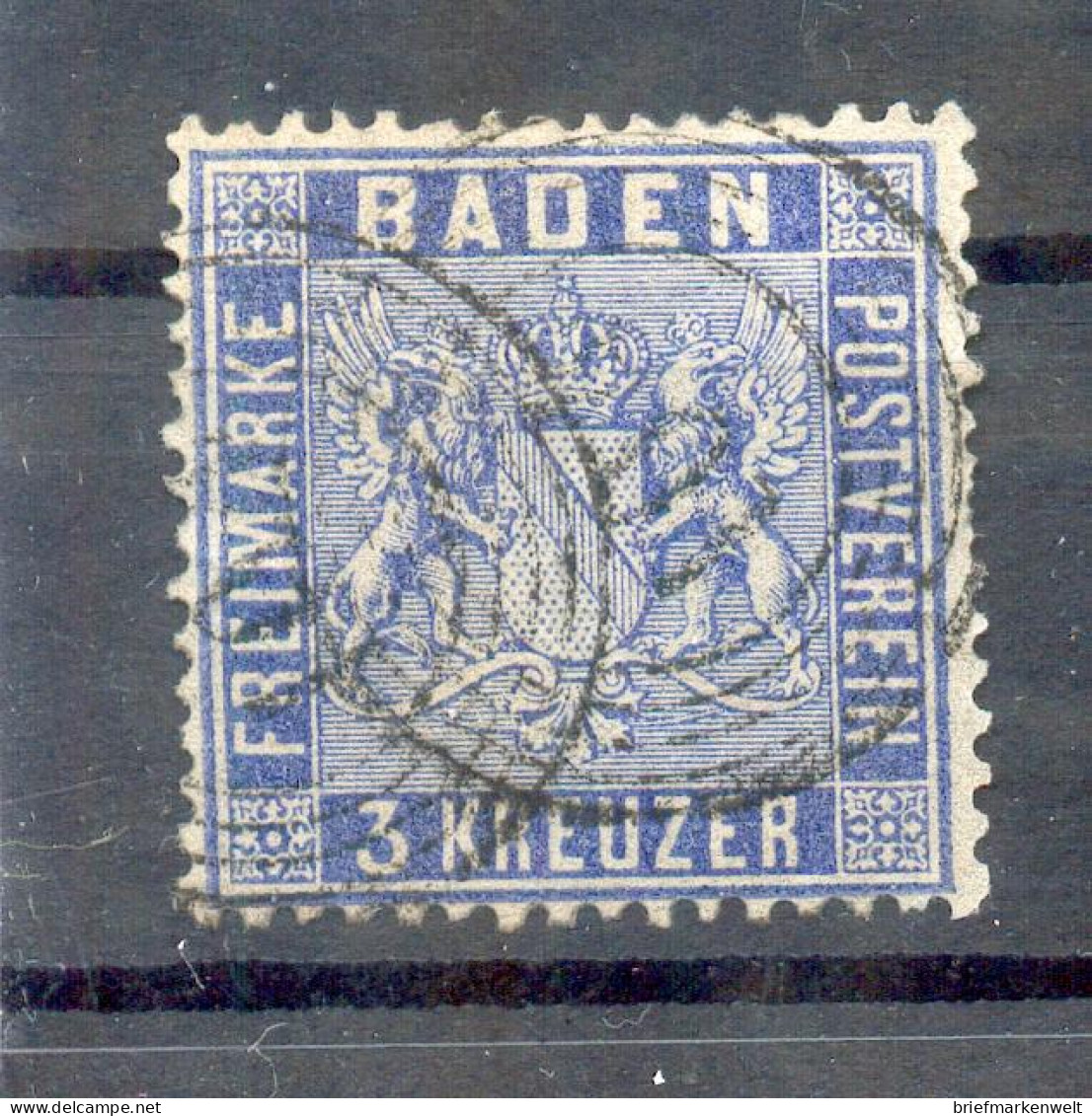 Baden 10c FARBE Gest. BPP 250EUR (11870 - Altri & Non Classificati