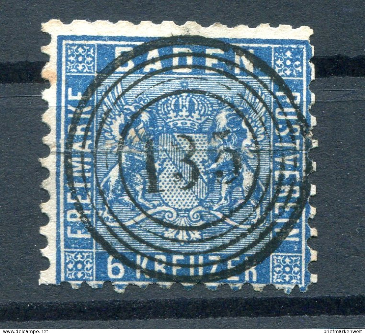 Baden 14 Ideal Mit Nr Stpl 135 Gest. (H4157 - Altri & Non Classificati