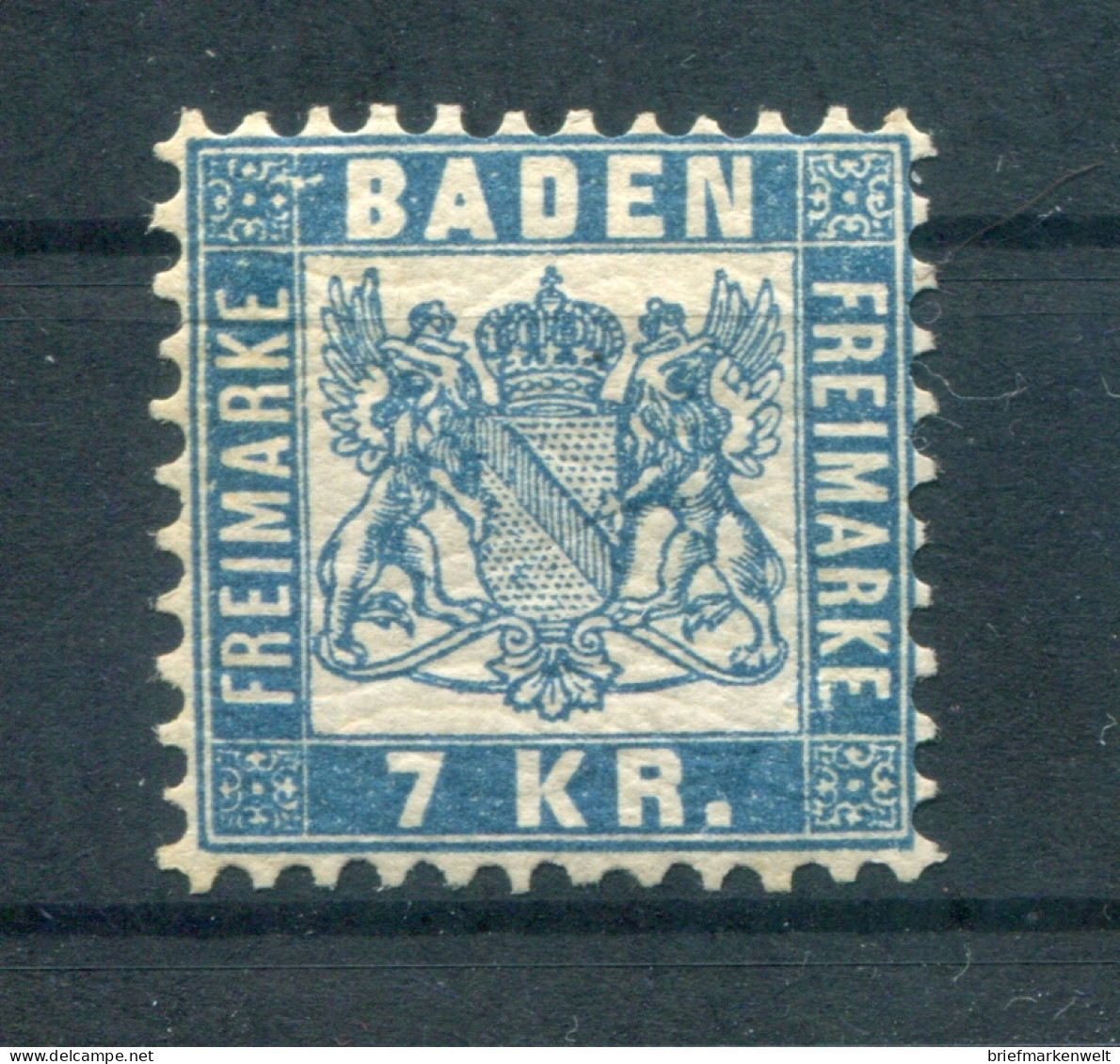 Baden 25II ABART * MH 100EUR (L9816 - Altri & Non Classificati