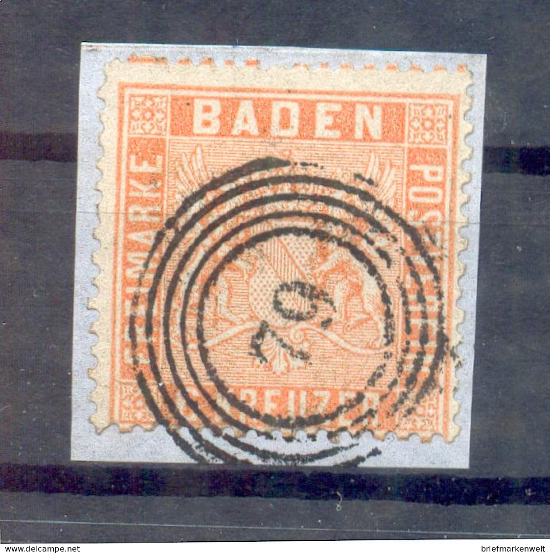 Baden 11a Herrlich Auf Gest. Luxusbriefstück 100EUR (13090 - Autres & Non Classés