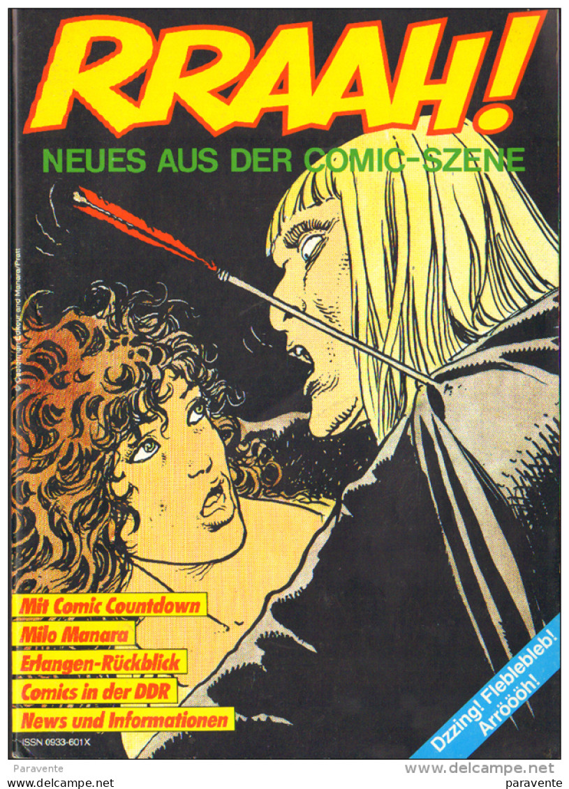 Magazine RRAAH! 12 De 1990 (en Allemand) Avec MANARA HERMANN CHALAND TARDI - L'Echo Des Savanes