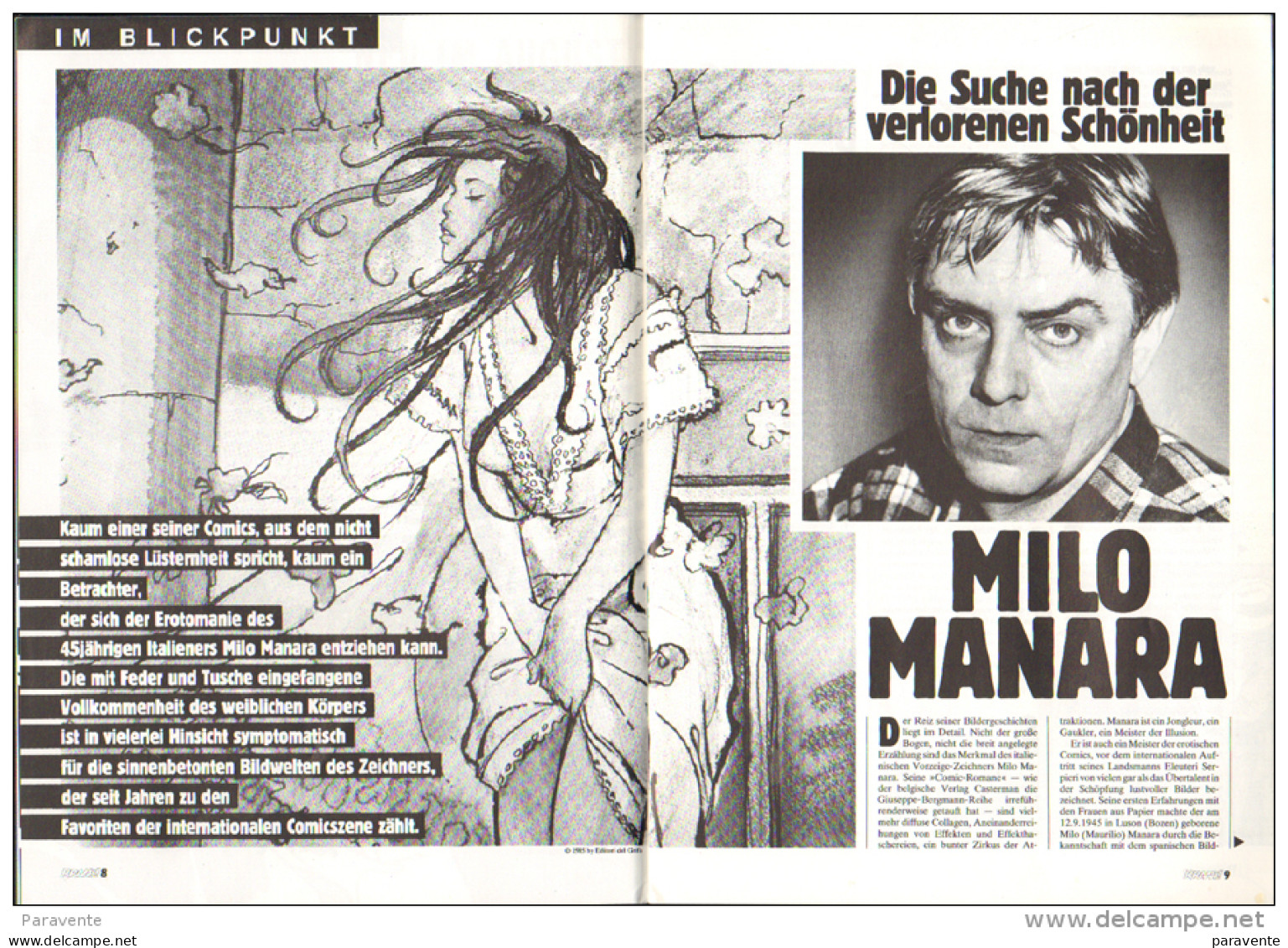 Magazine RRAAH! 12 De 1990 (en Allemand) Avec MANARA HERMANN CHALAND TARDI - L'Echo Des Savanes