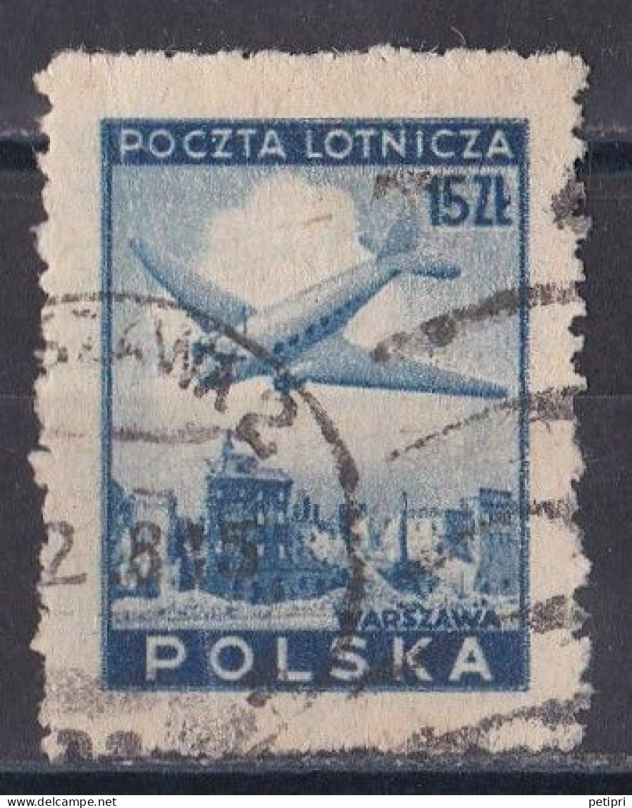 Pologne -  Poste Aérienne  Y&T  N ° 12  Oblitéré - Usati