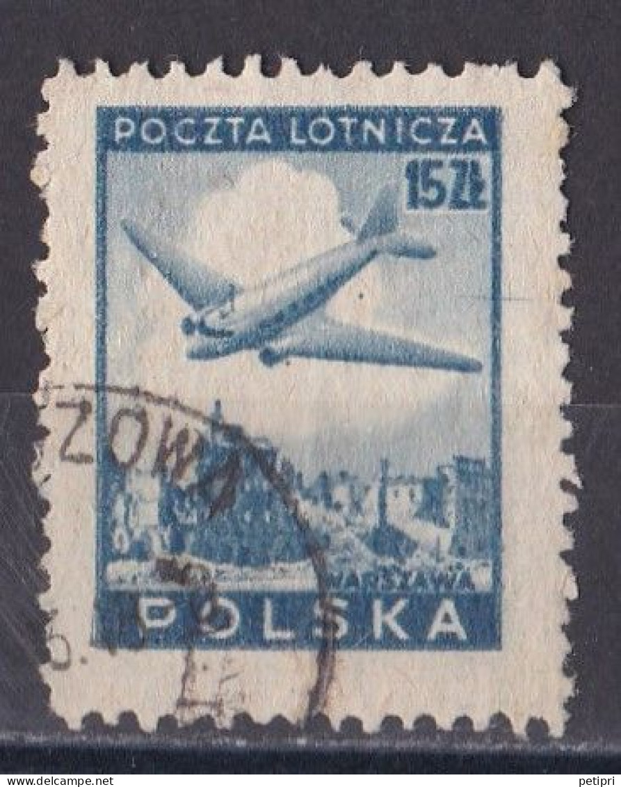 Pologne -  Poste Aérienne  Y&T  N ° 12  Oblitéré - Gebraucht