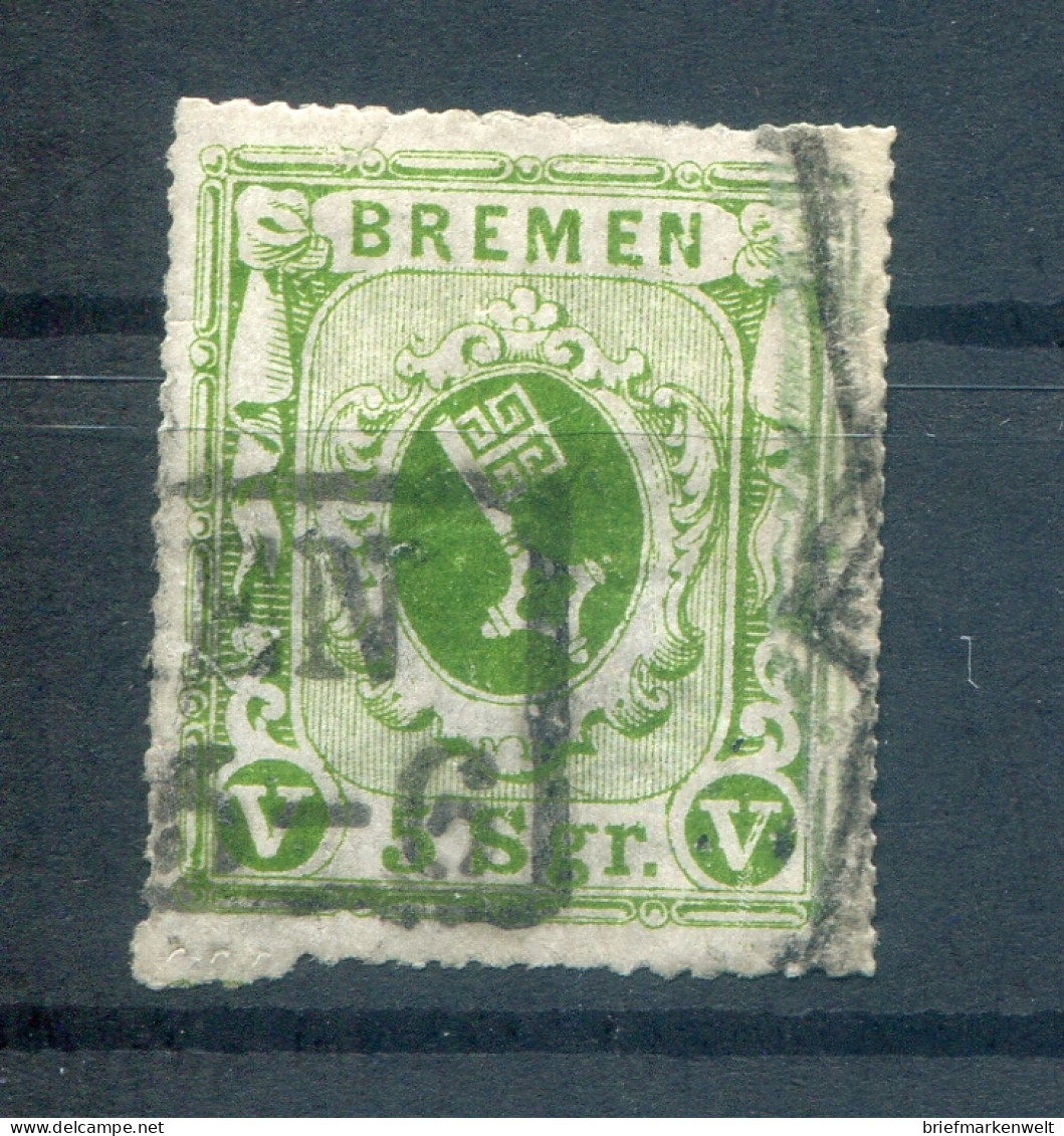 Bremen 9c Schönes Stück Gest. * MH 600EUR (T6218 - Brême