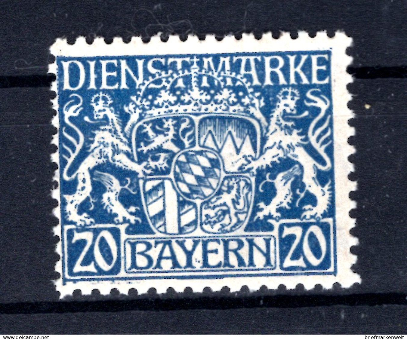 Bayern Dienst 28w Tadellos ** MNH POSTFRISCH BPP 160EUR (L1190 - Andere & Zonder Classificatie