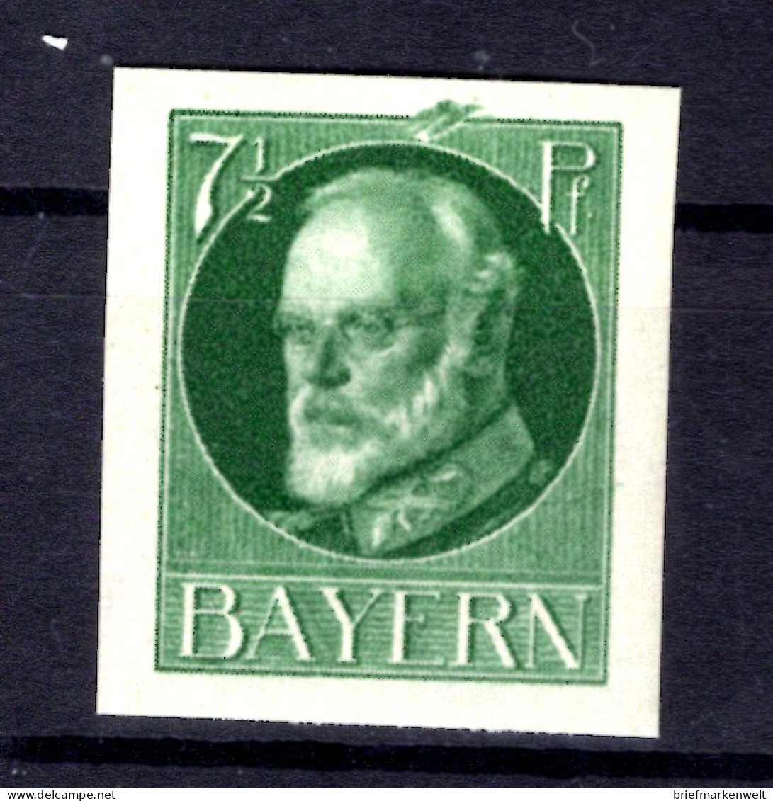 Bayern 113B PFI ABART ** MNH POSTFRISCH BPP (L8695 - Andere & Zonder Classificatie