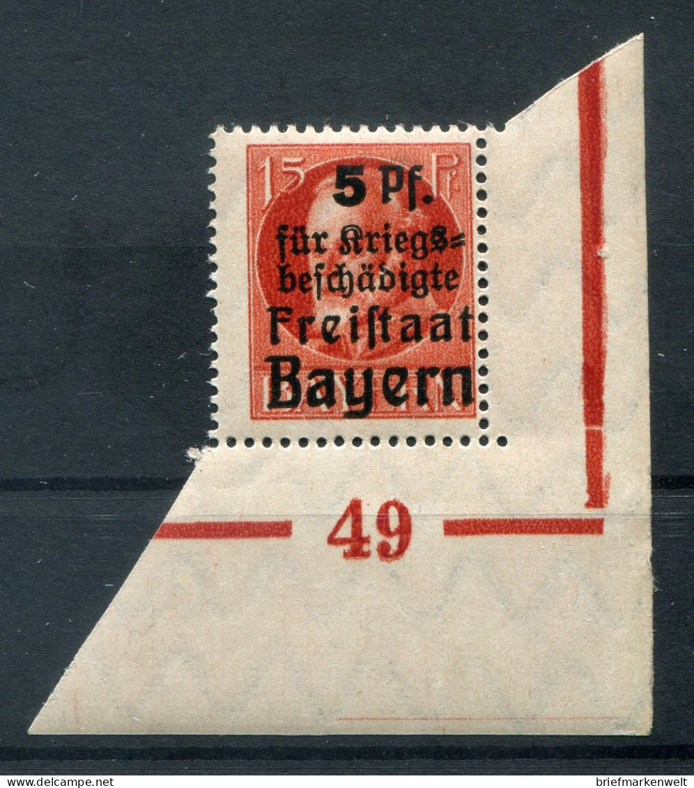 Bayern PLATTENNUMMER 49 Auf  172 Tadellos ** MNH POSTFRISCH (78656 - Other & Unclassified