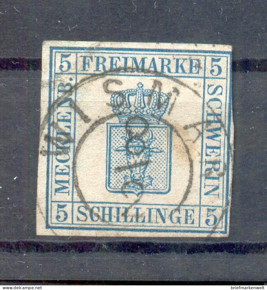 Mecklenburg-Schwerin 3 Tadellos Gest. 400EUR (15252 - Mecklenbourg-Schwerin