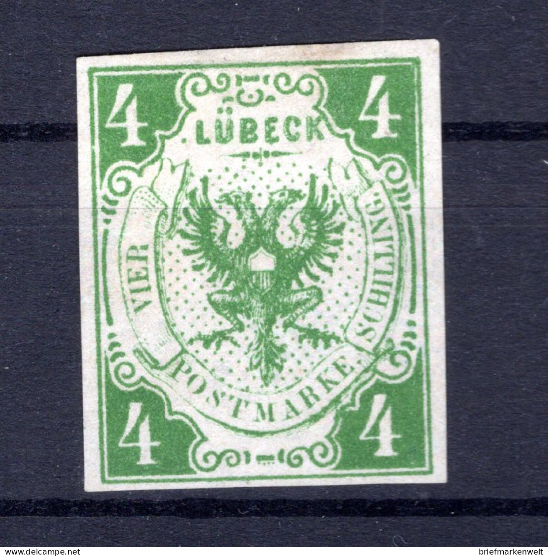 Lübeck 5b Ungummiert * MH (AA2766 - Lubeck