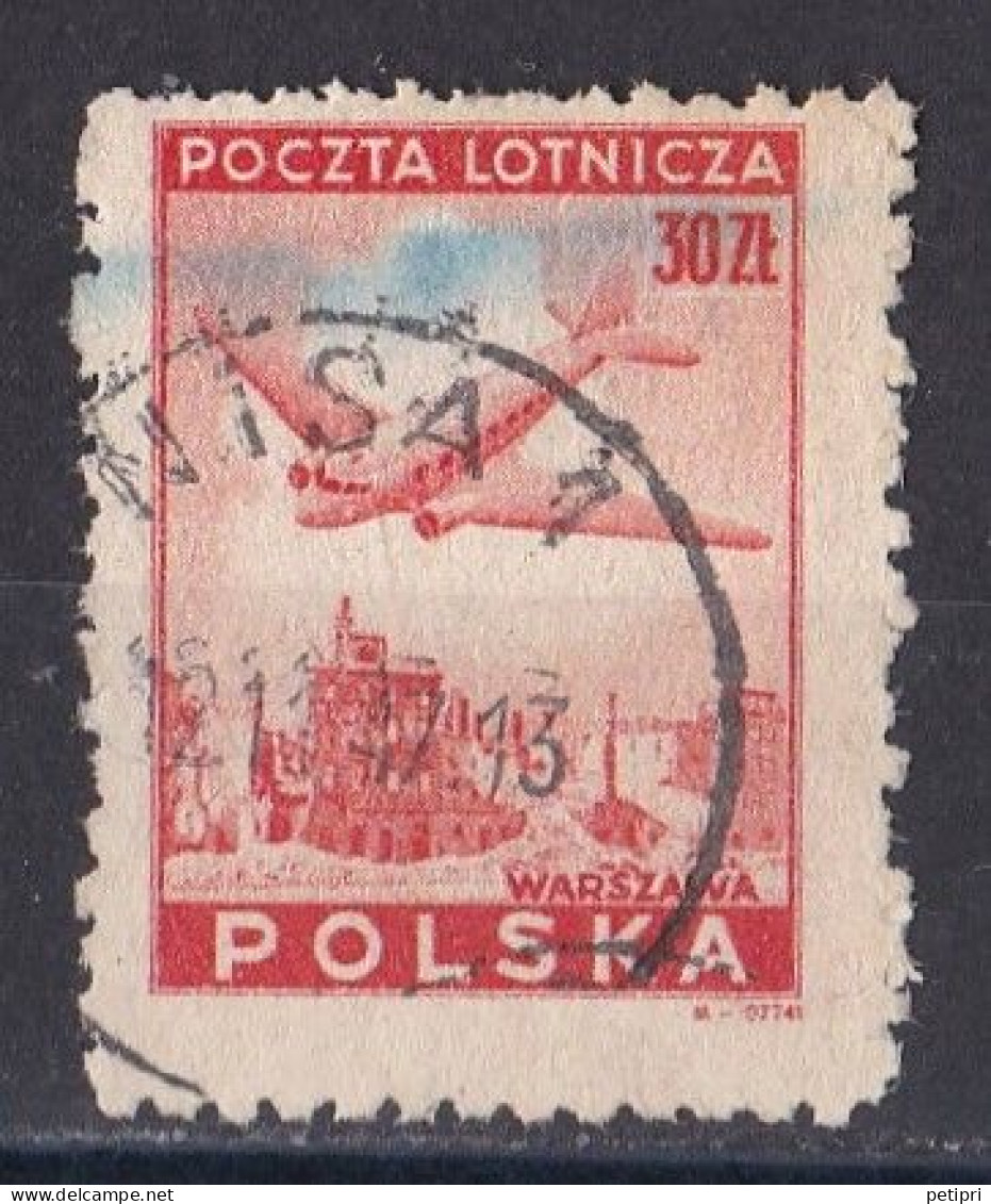 Pologne -  Poste Aérienne  Y&T  N ° 15  Oblitéré - Oblitérés