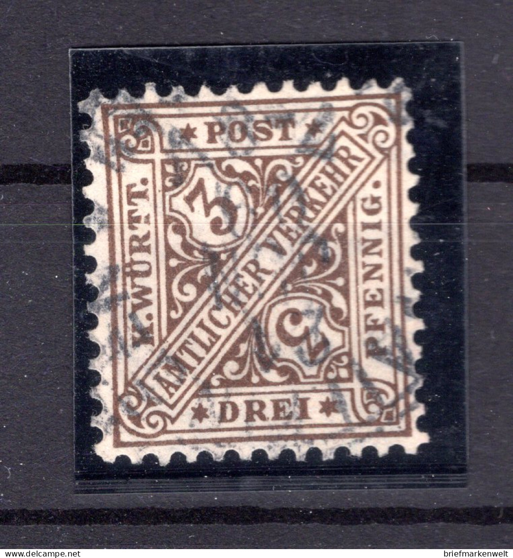 Württemberg 228I ABART Gest. BPP 25EUR (K1968 - Autres & Non Classés